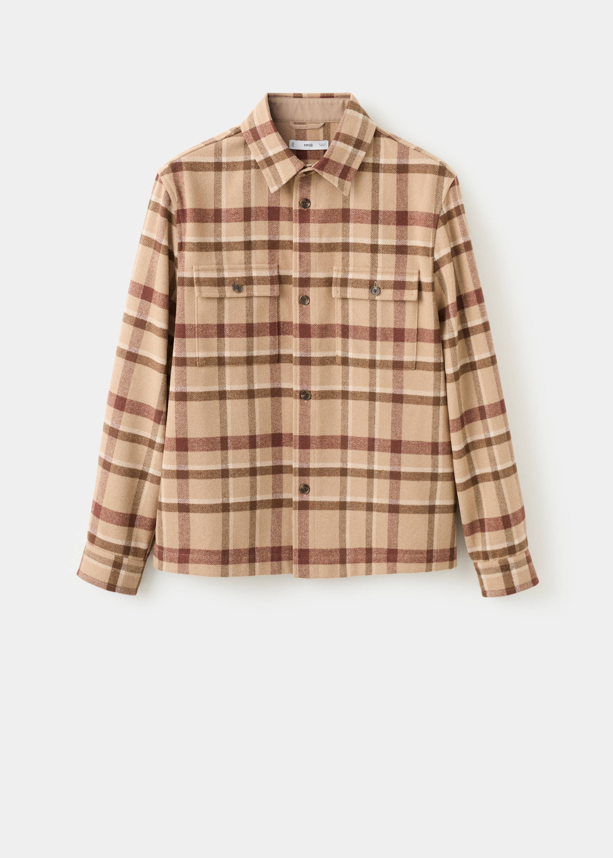 Sobrecamisa cuadros bolsillos - Artículo sin modelo