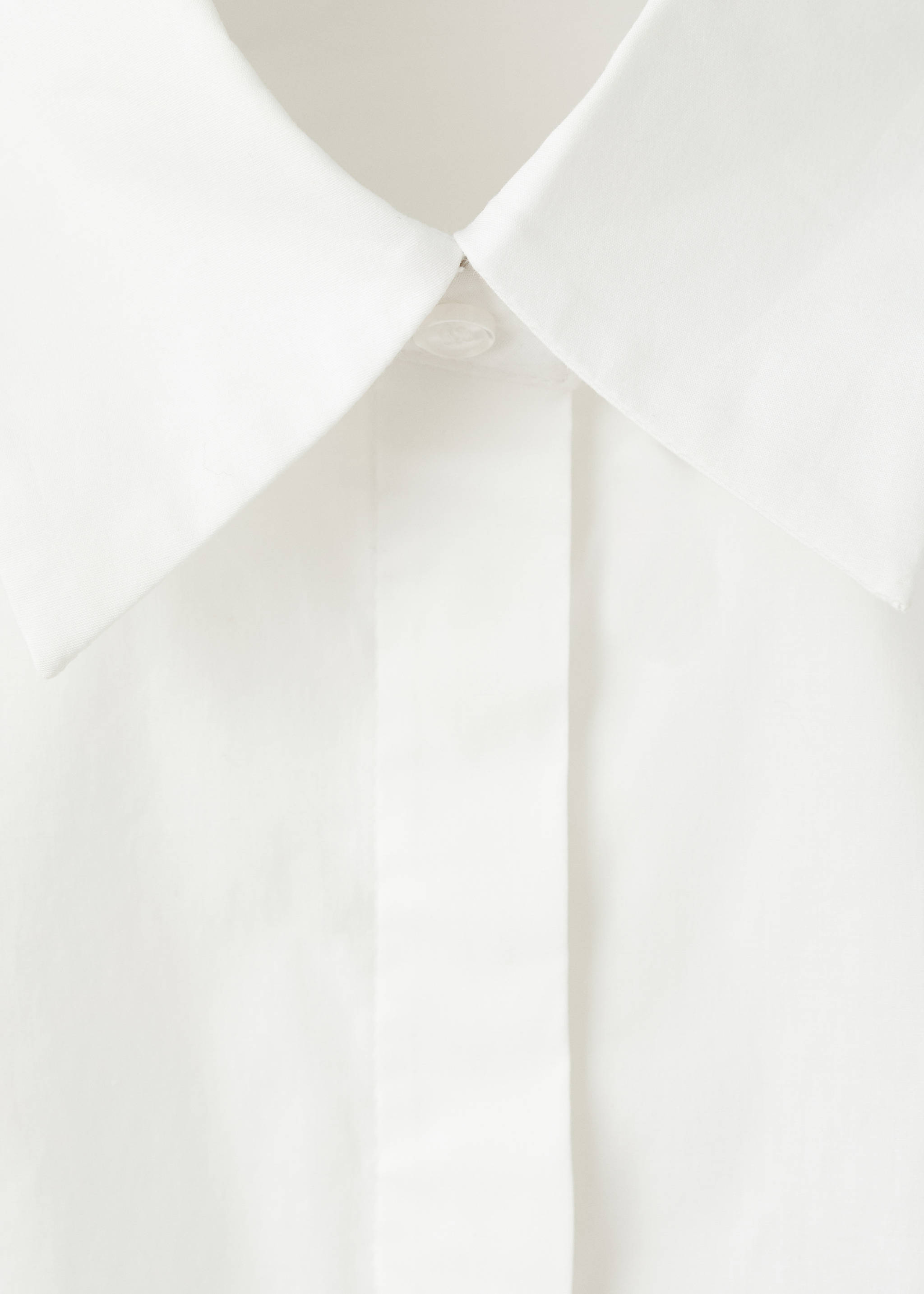 Slim-fit poplin shirt - Details of the article 8