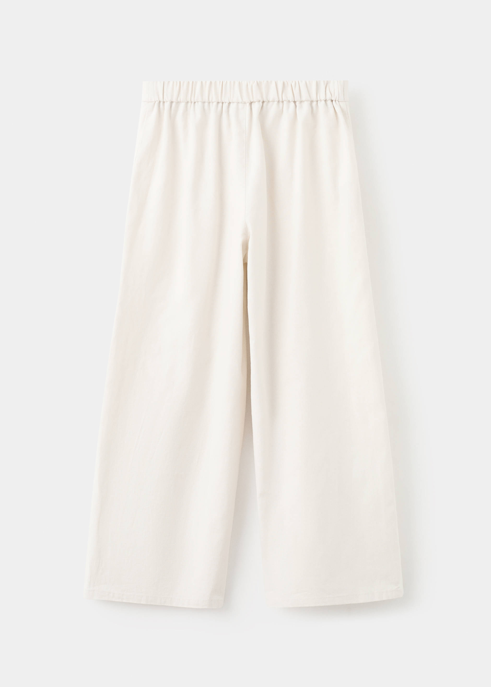 Linen-blend trousers - Reverse of the article
