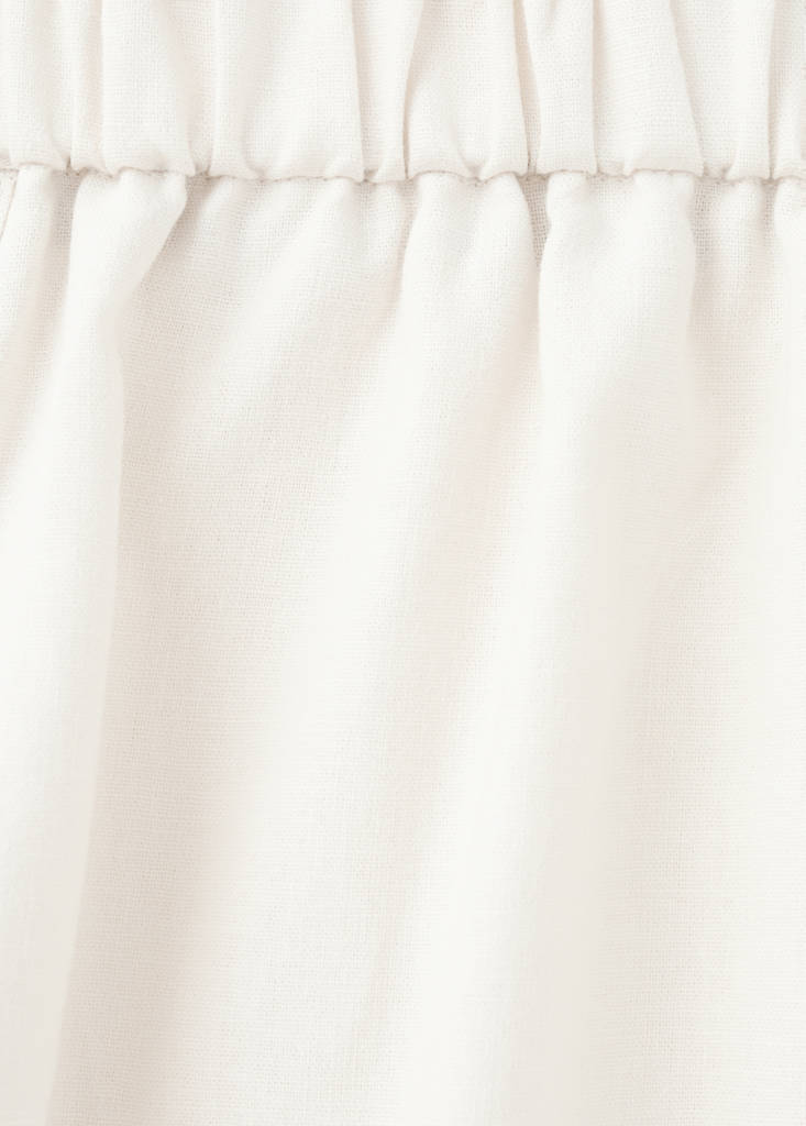 Linen-blend trousers — Beige