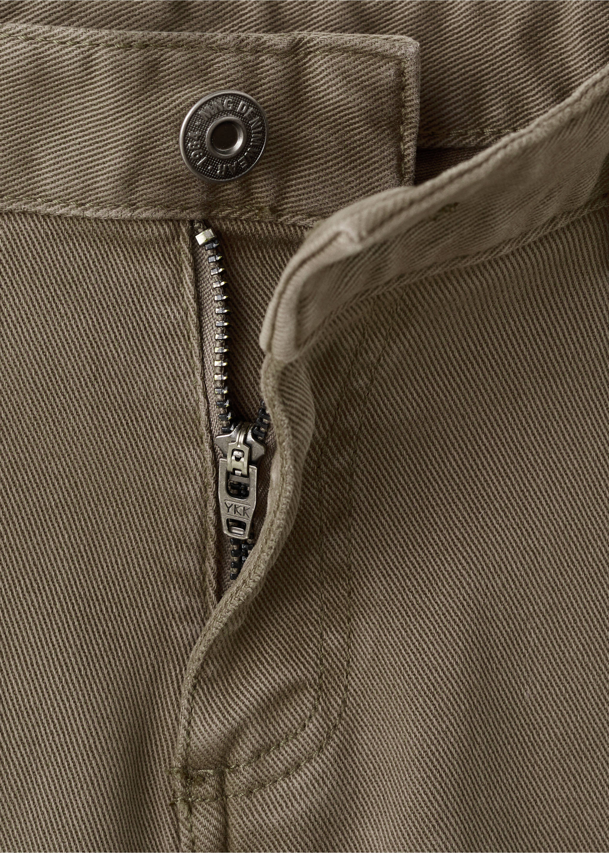 Jeans rectos algodón - Detalle del artículo 8, Marrón. Ref: 27071232-00.