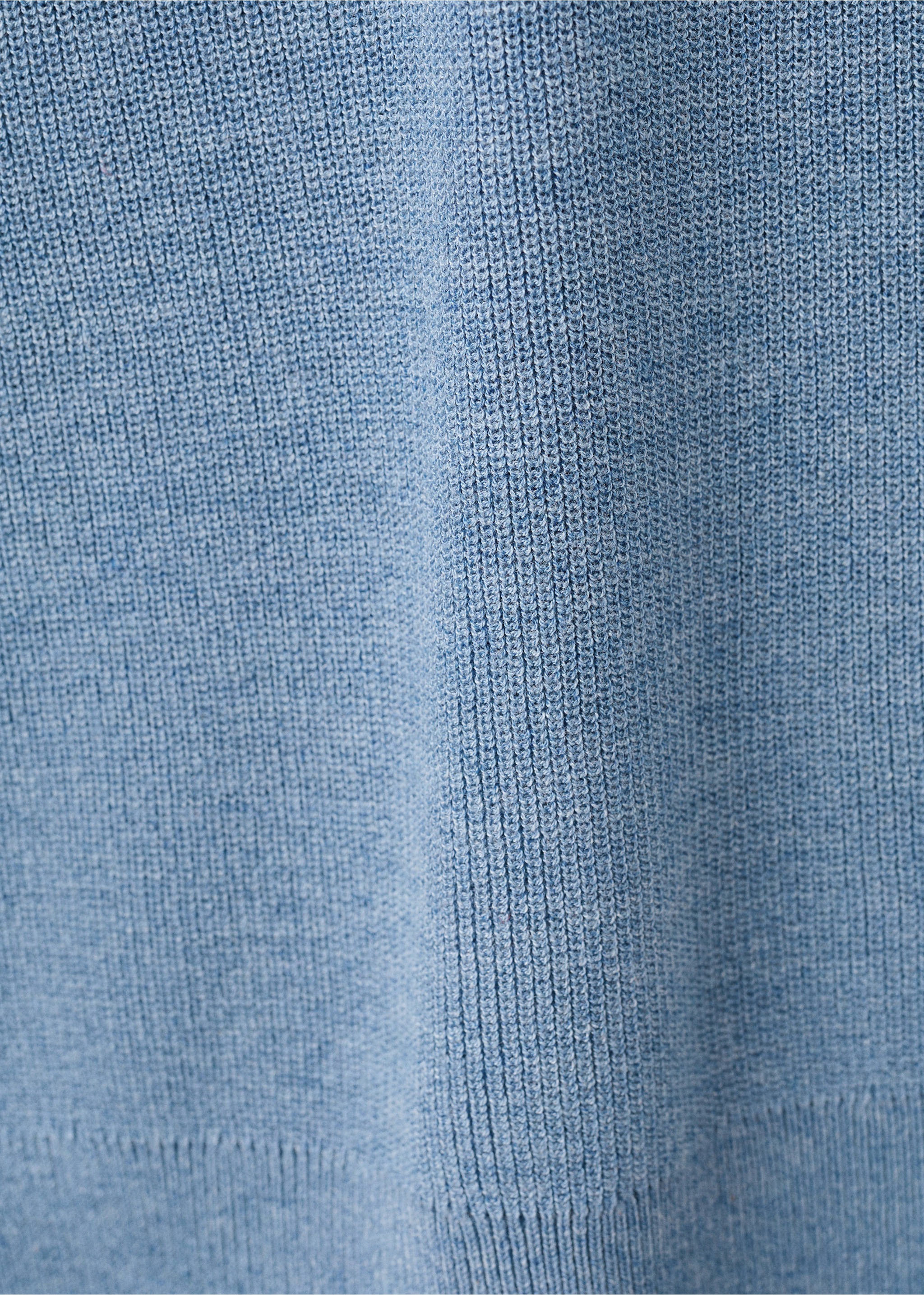 Knit cotton T-shirt - Details of the article 0, China Blue. Ref: 27071234-00.