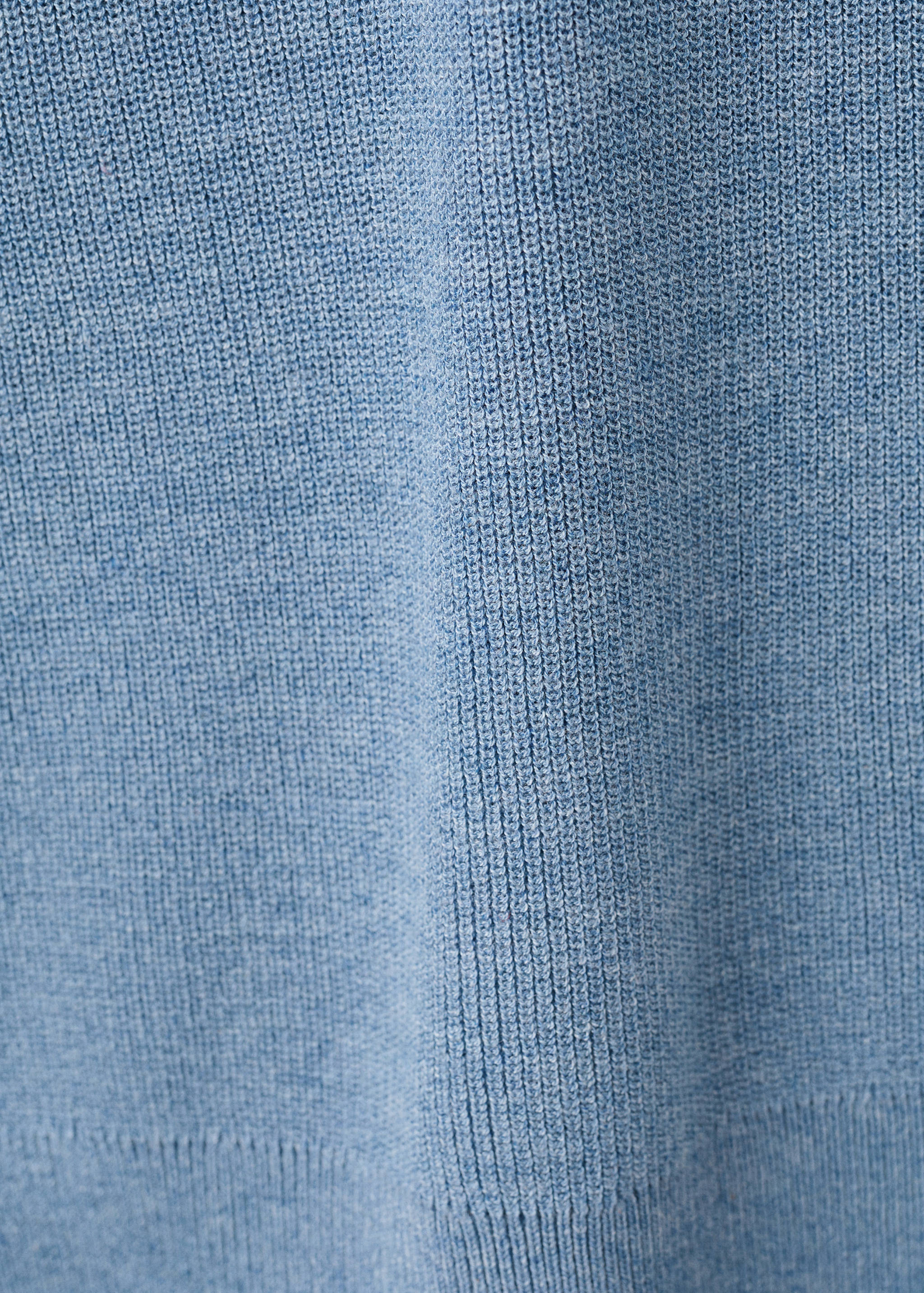 Knit cotton T-shirt - Details of the article 0