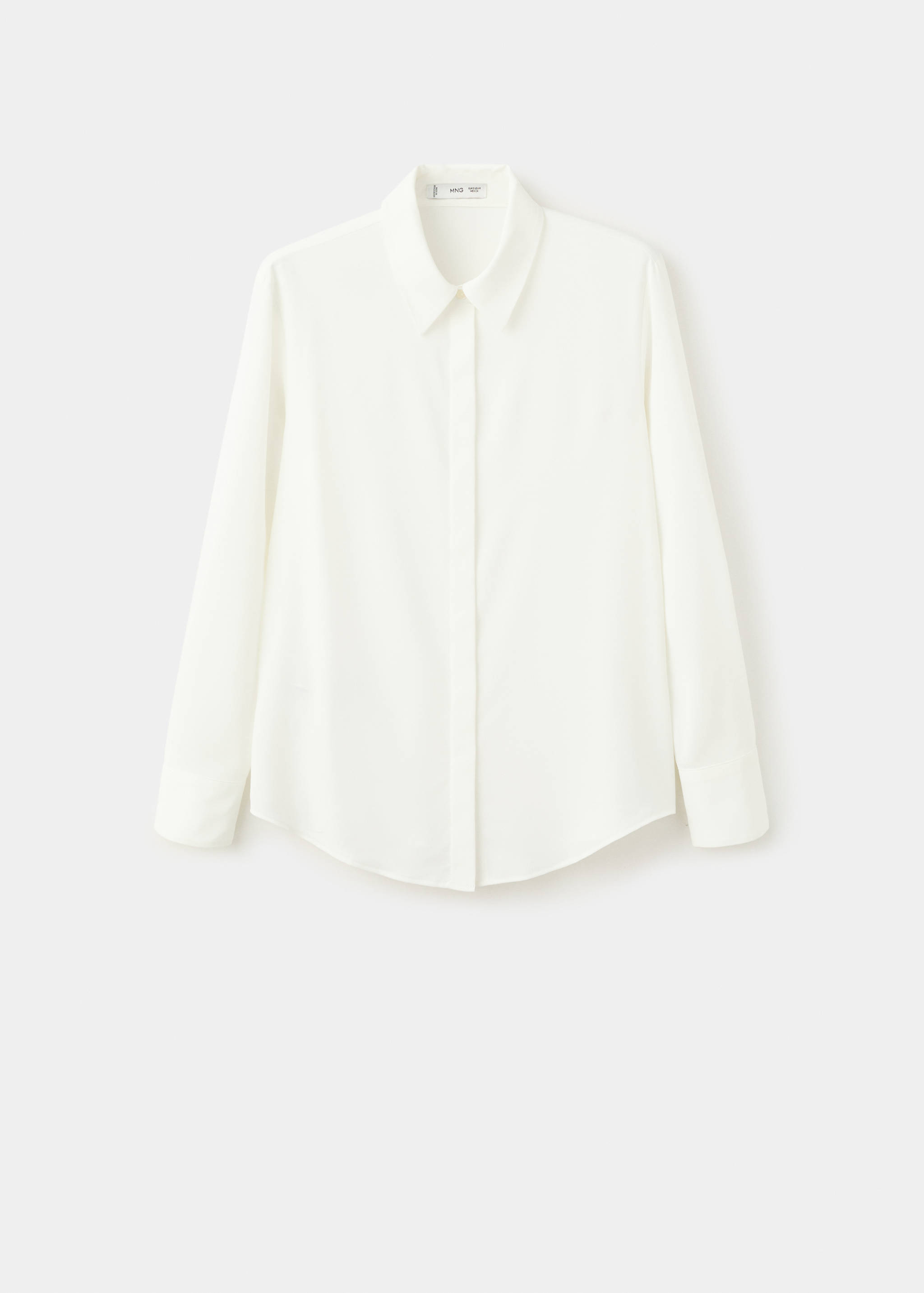 Fluid long-sleeved blouse - Article without model