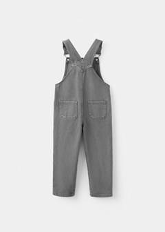 Straight denim dungarees — Charcoal 5