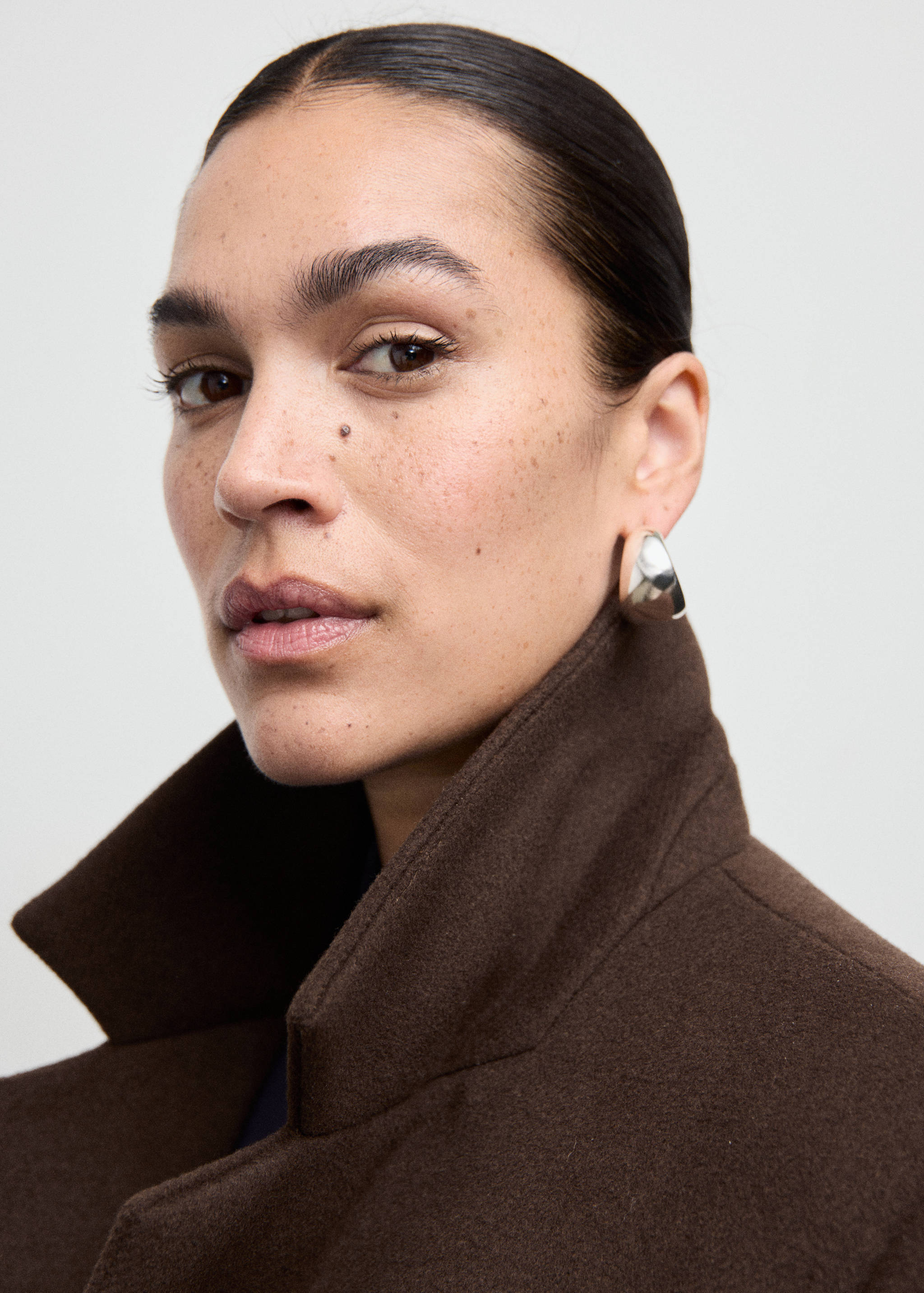 Abrigo mezcla lana doble botonadura - Detalle del artículo 4