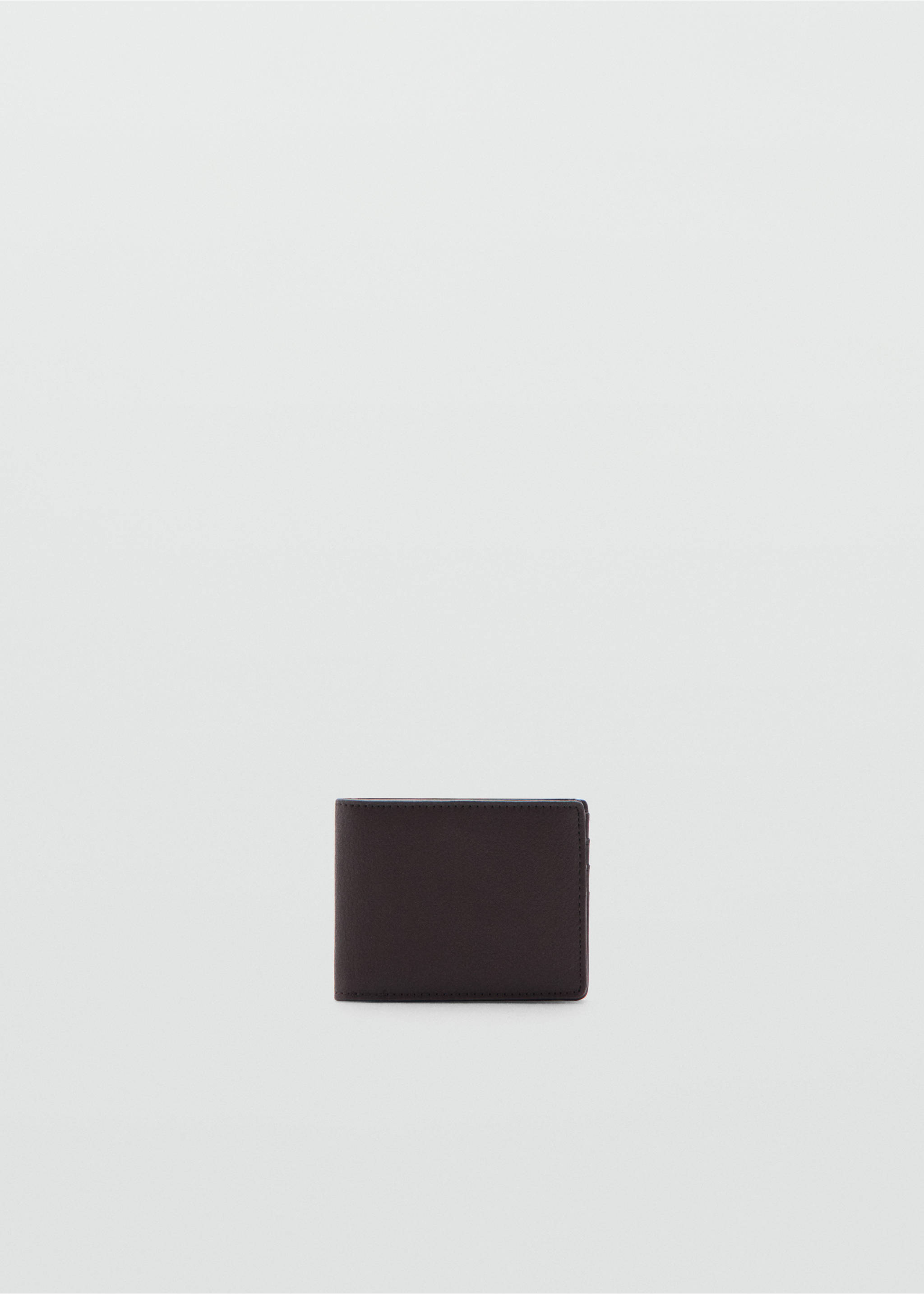 Cartera billetera efecto abatanado - Artículo sin modelo, Marrón. Ref: 27071245-00.