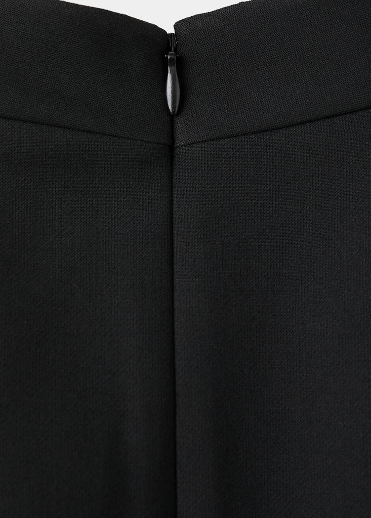 Halter-neck jumpsuit with belt — Black