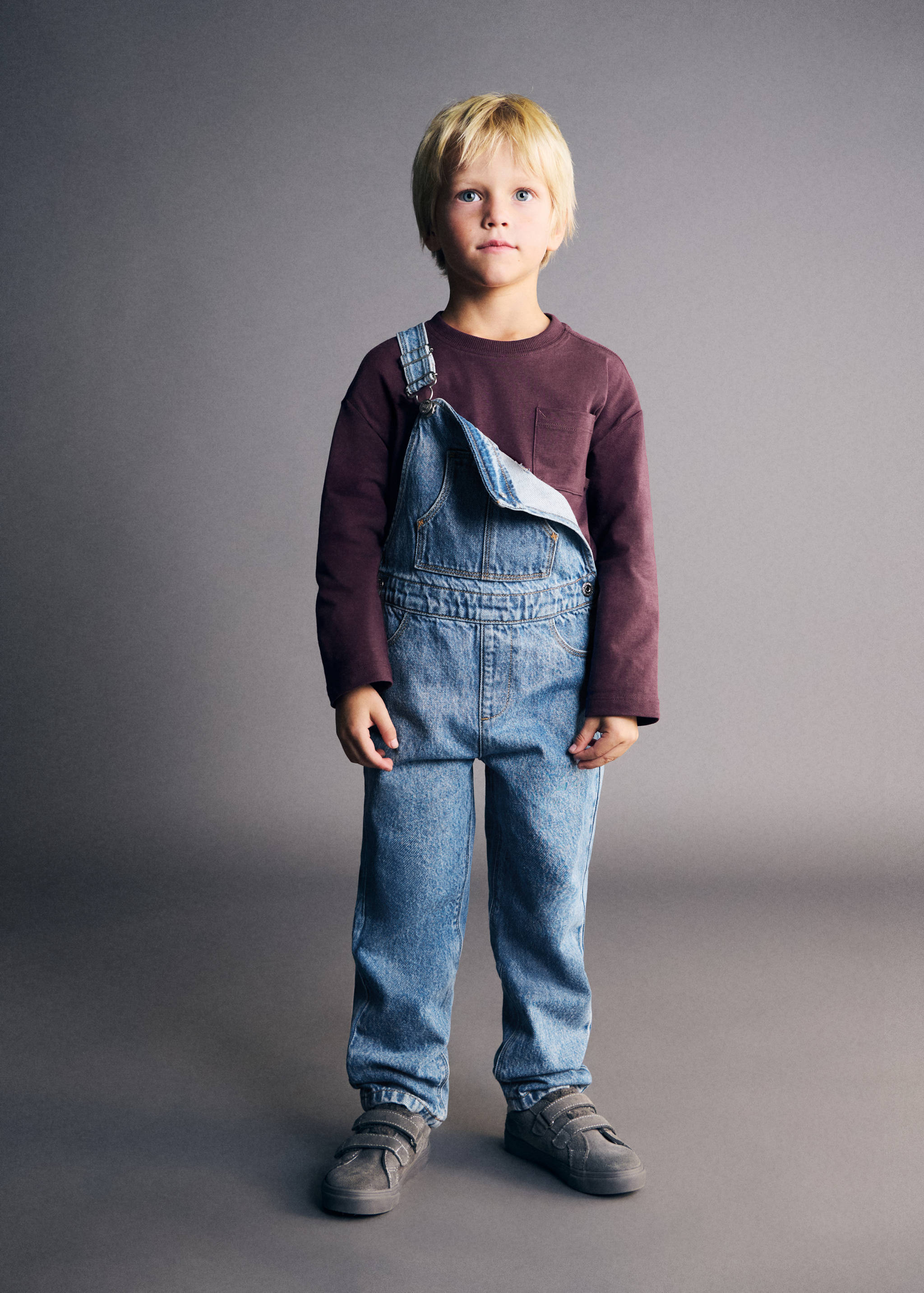 Peto denim largo - Plano general