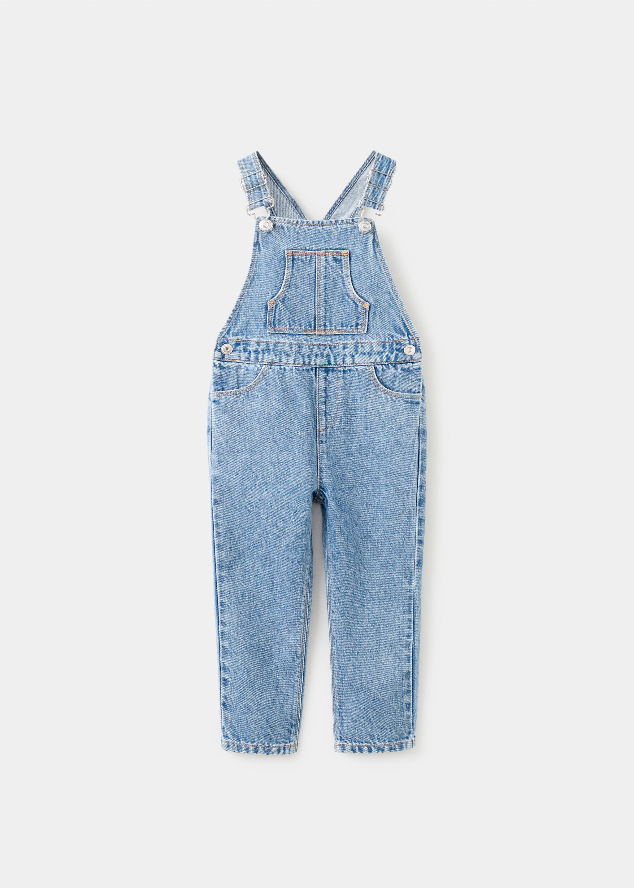 Peto denim largo - Artículo sin modelo, Azul medio. Ref: 27071256-00.