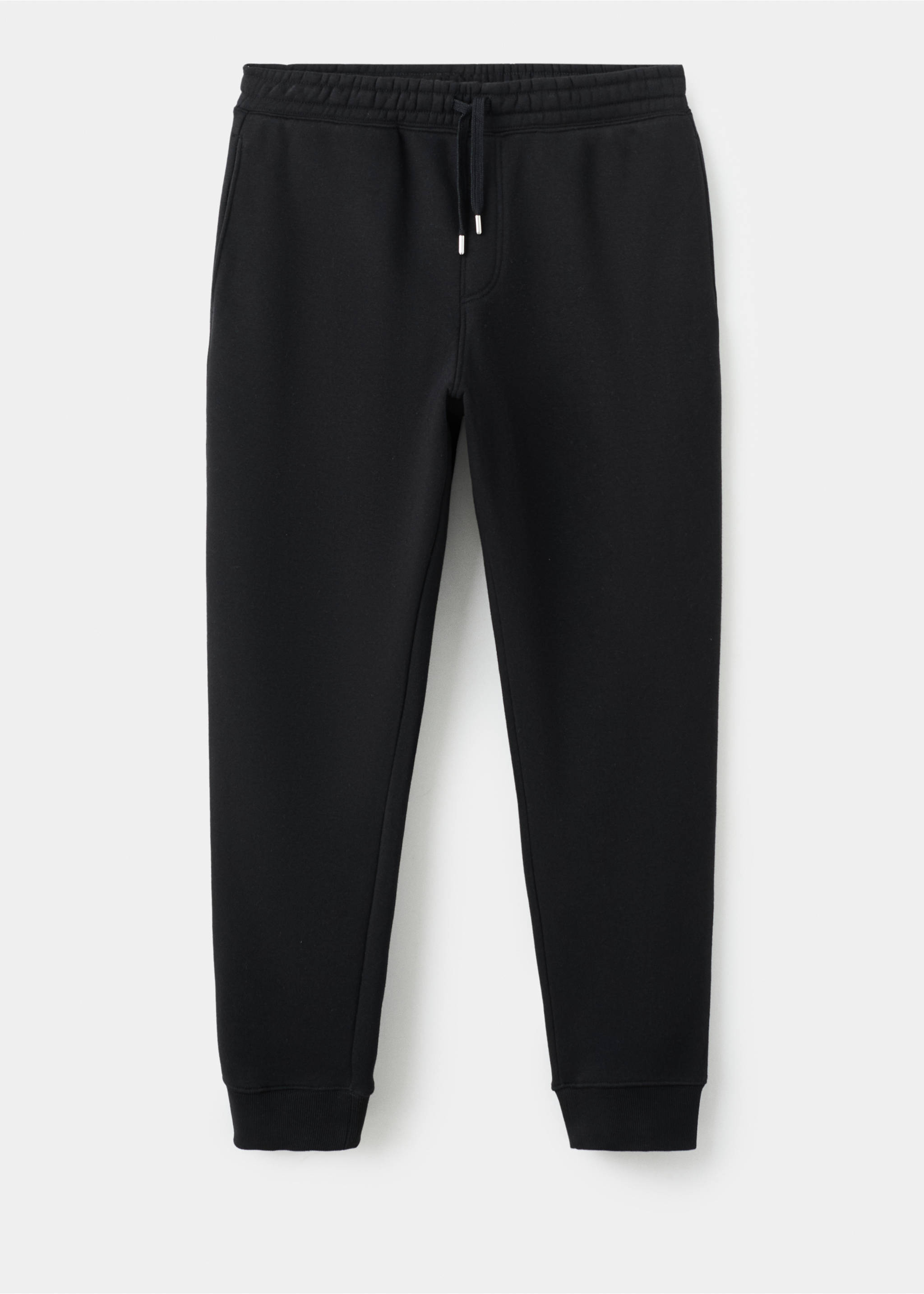 Joggers algodón cintura elástica - Artículo sin modelo, Negro. Ref: 27071258-00.
