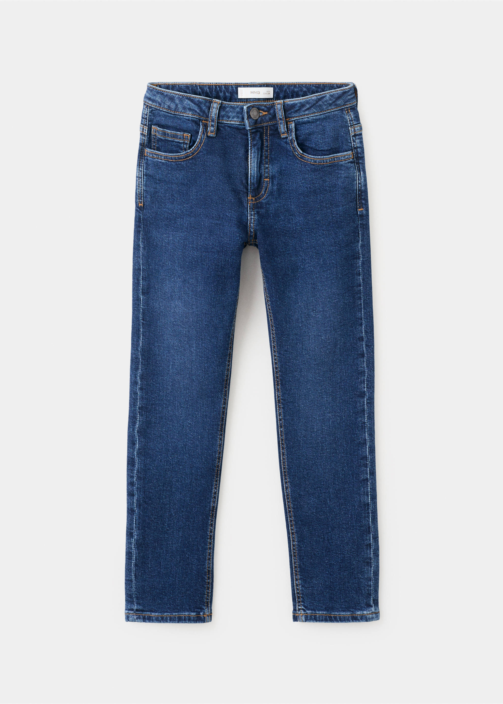 Jeans slim tiro medio - Artículo sin modelo, Azul oscuro. Ref: 27071259-00.