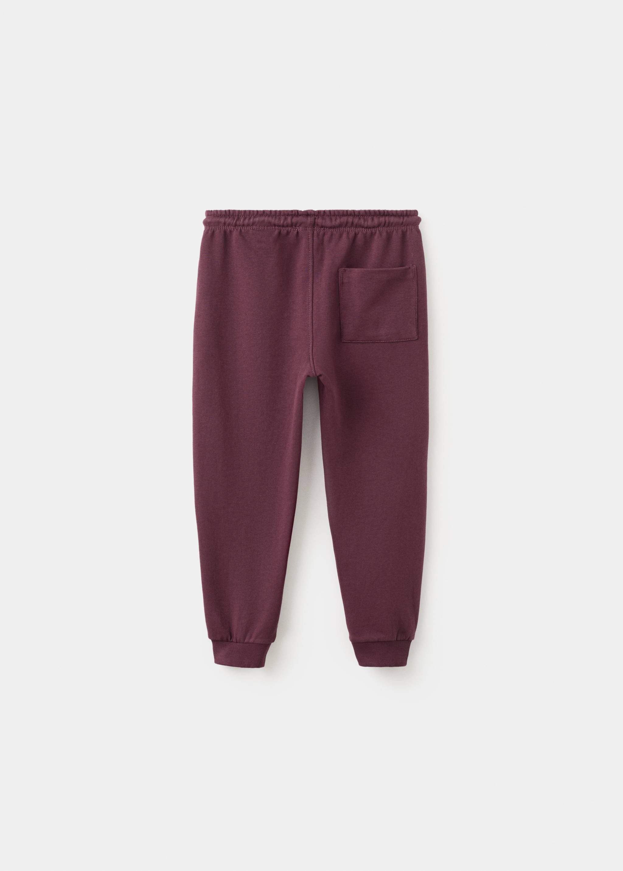 Cotton jogger-style trousers - Reverse of the article
