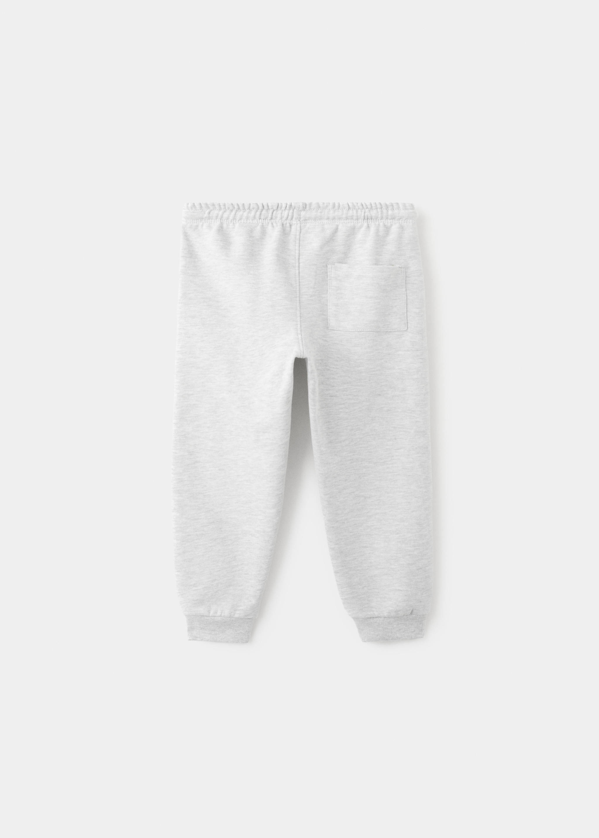 Cotton jogger-style trousers - Reverse of the article