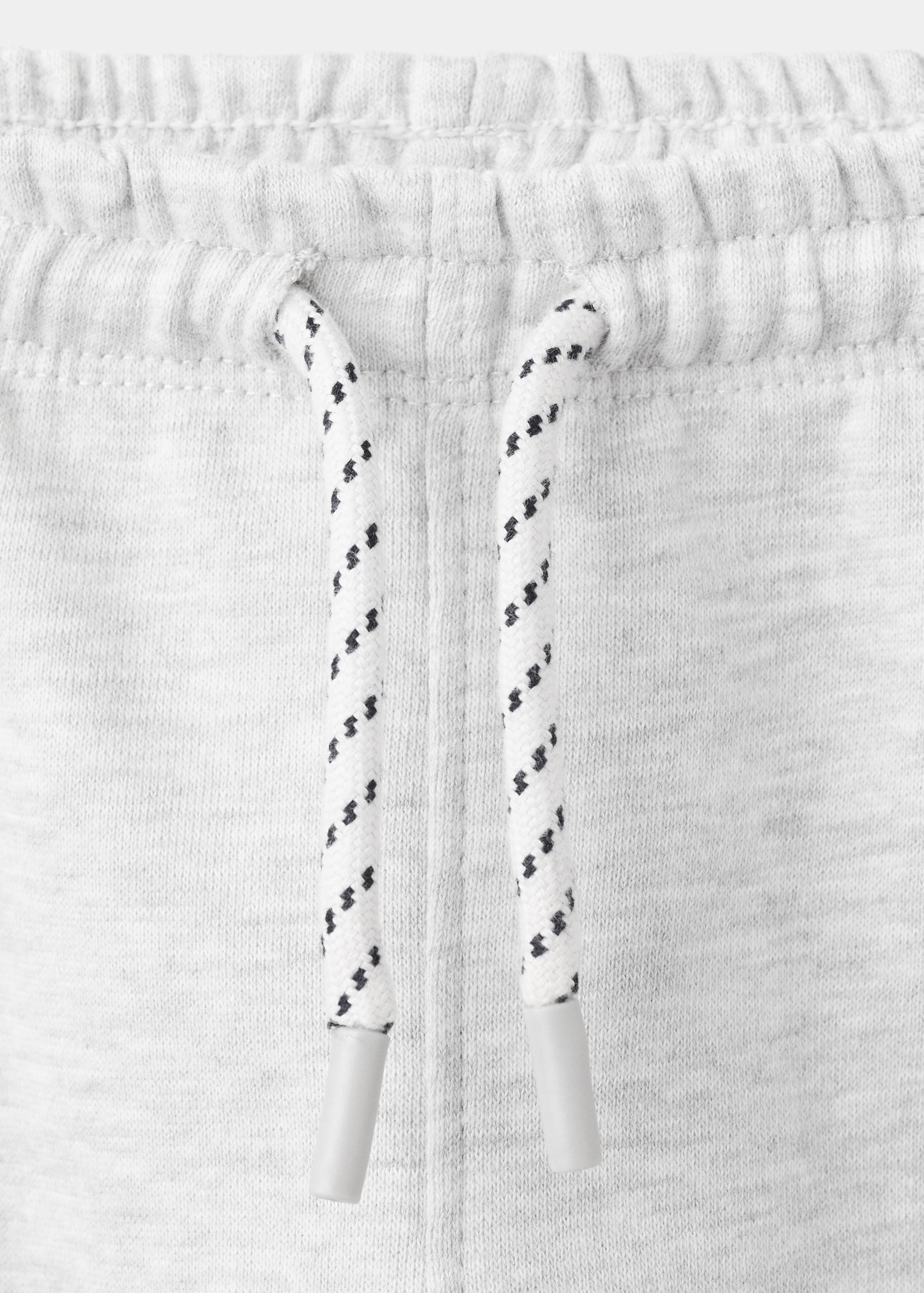 Cotton jogger-style trousers - Details of the article 8