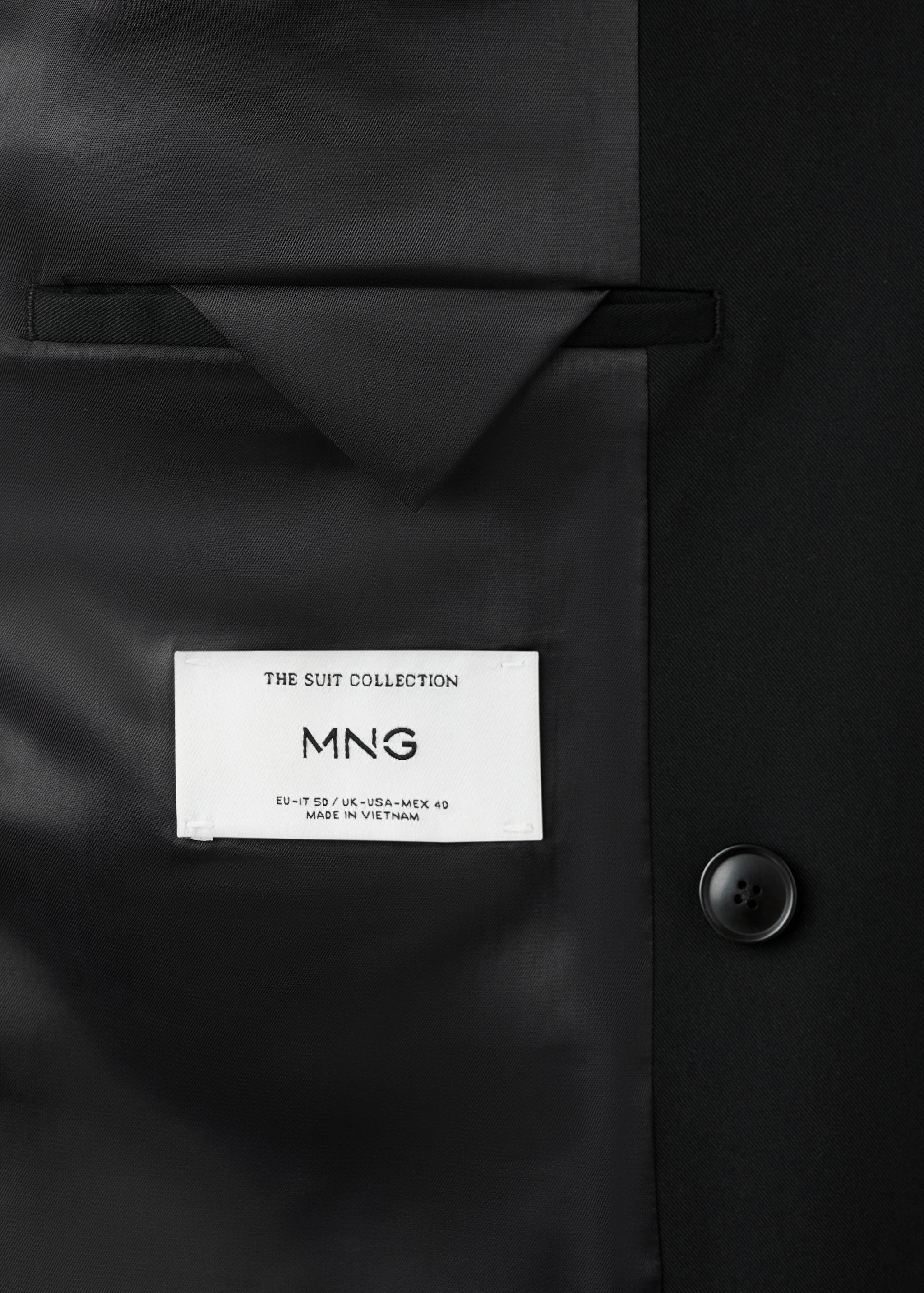 Костюмный пиджак Boston regular fit с двубортной застежкой - Деталь изделия 0