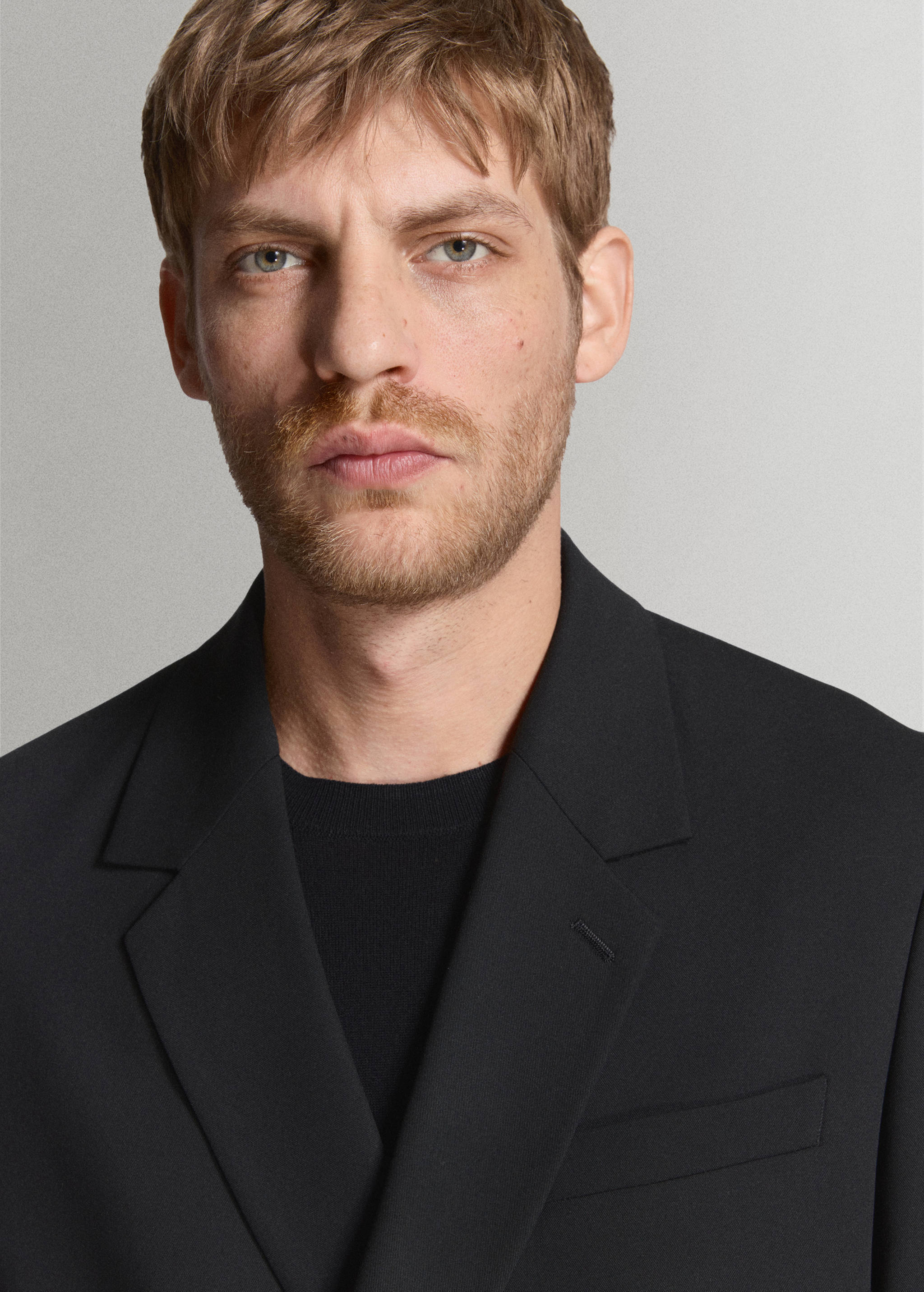 Boston regular-fit double-breasted suit jacket - Details of the article 1