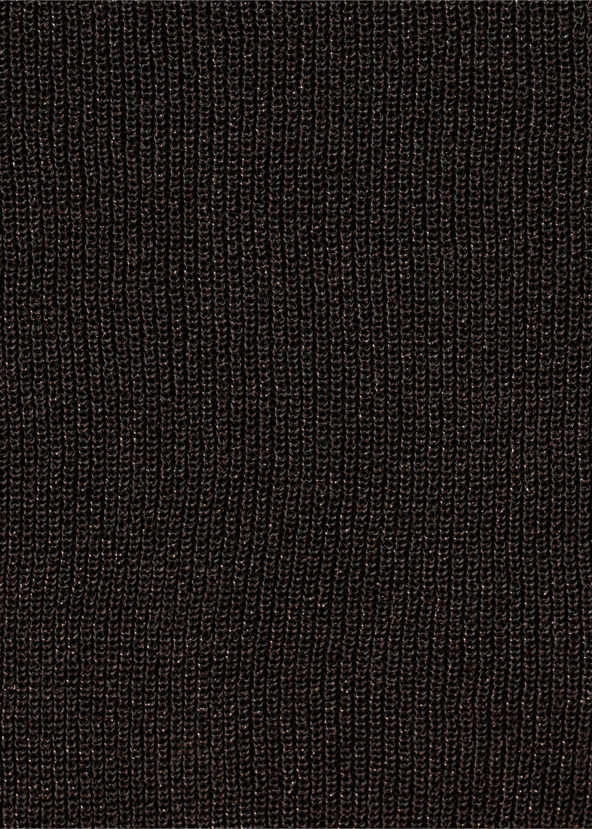 Top punto lúrex cuello pico - Detalle del artículo 0, Chocolate. Ref: 27071265-00.