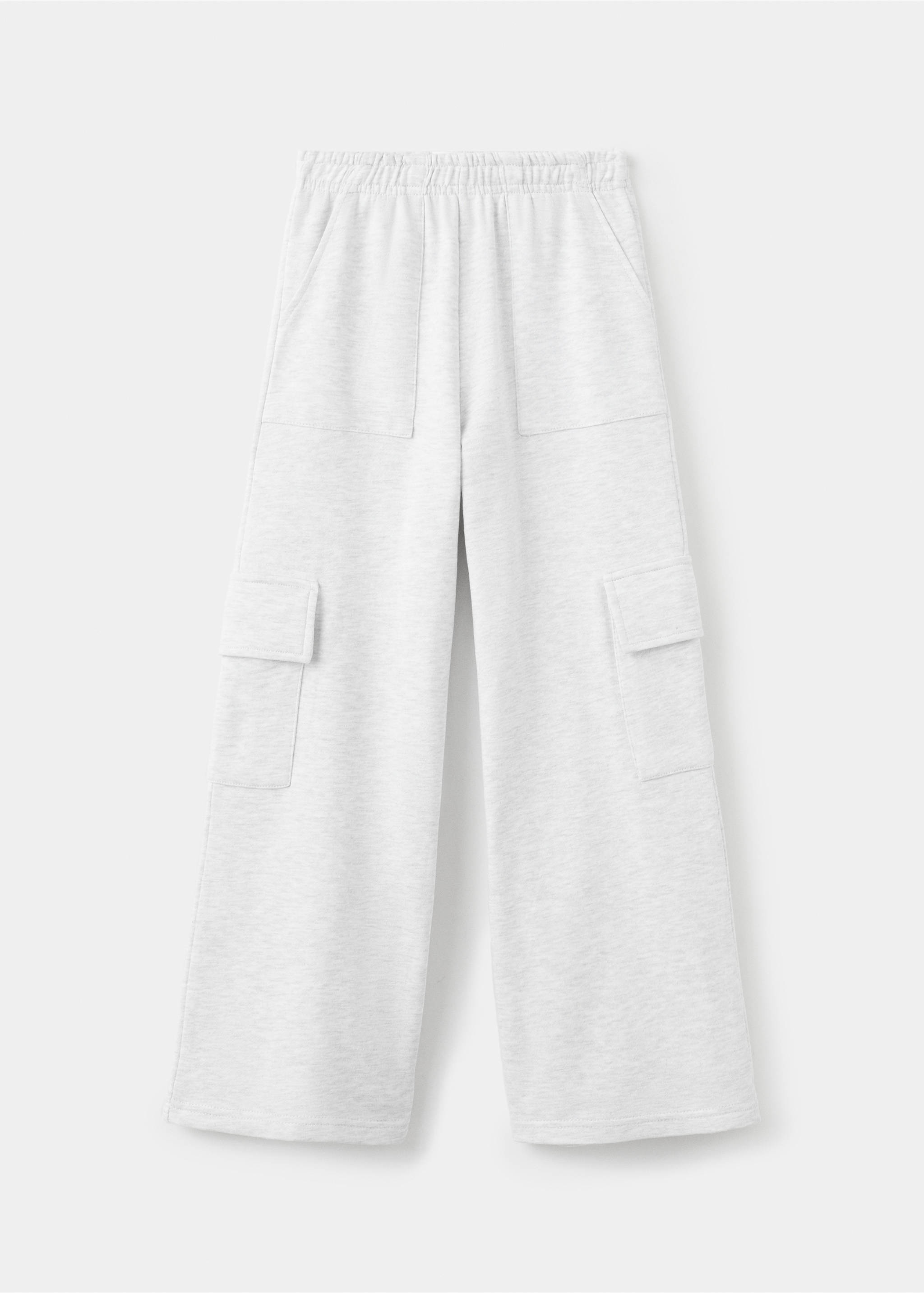 棉质工装慢跑裤 - null, 石楠花淡灰. Ref: 27071266-00.