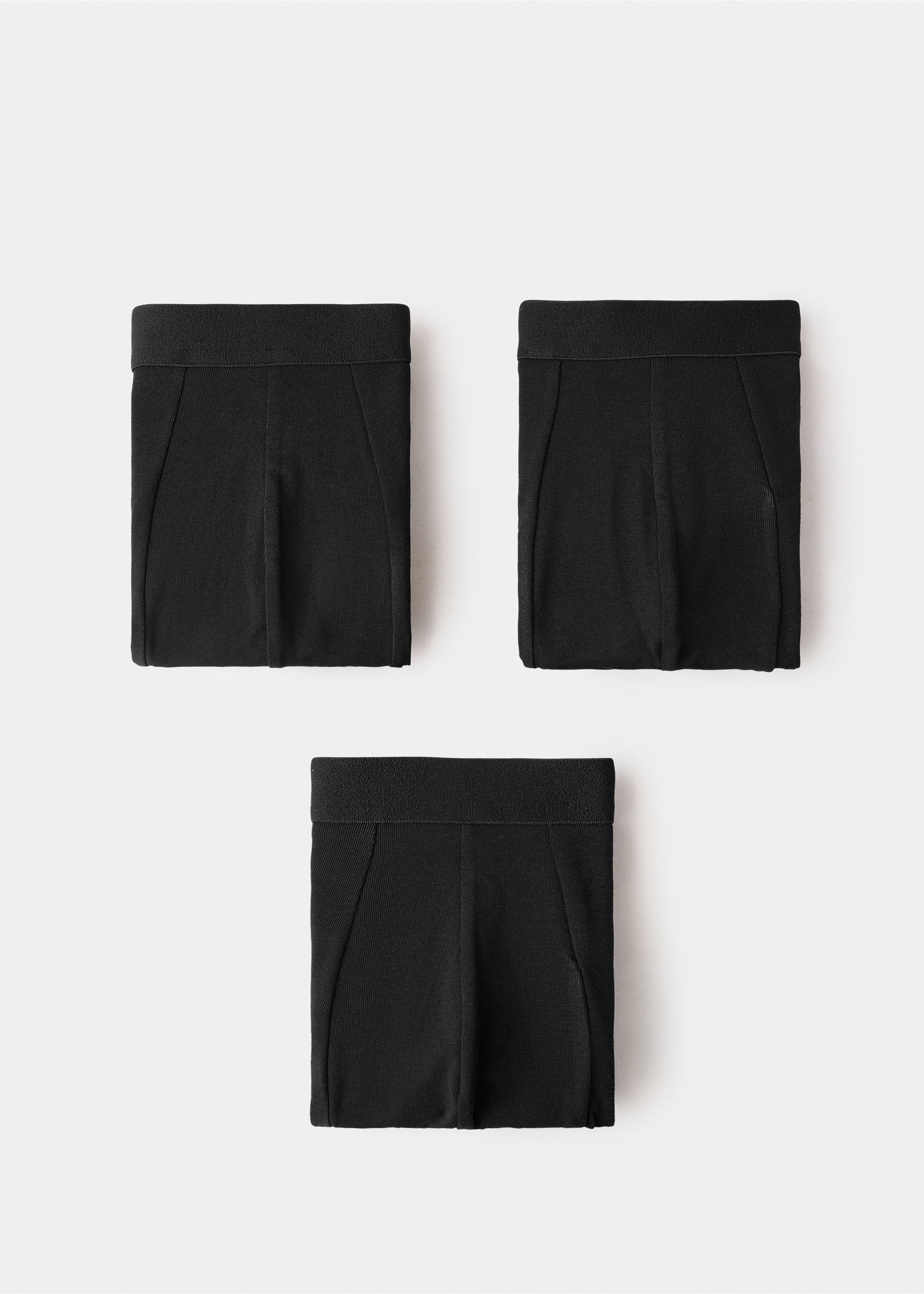 3-pack combined briefs - Article without model, Black. Ref: 27071267-00.