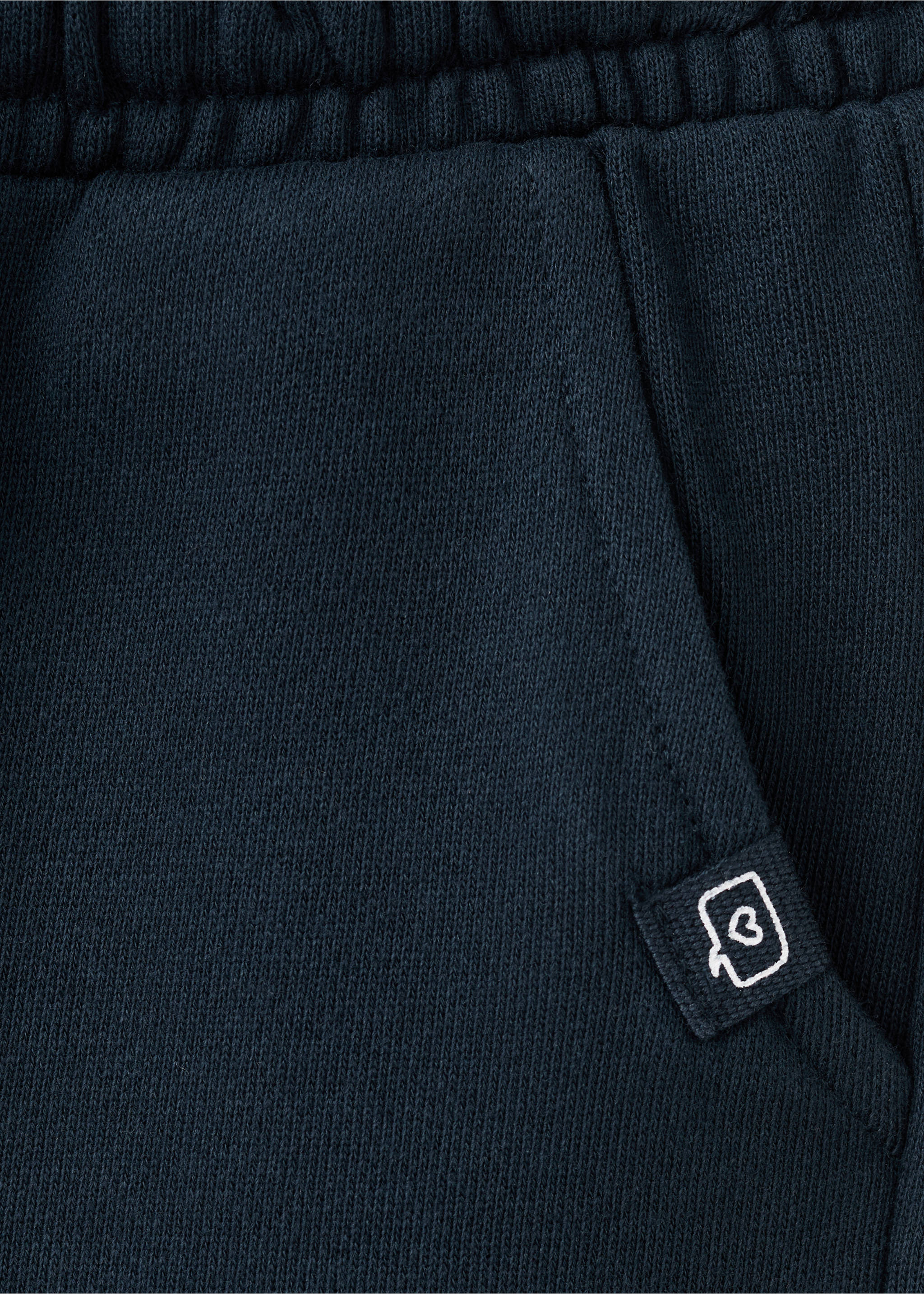 Joggers algodón cordón - Detalle del artículo 0, Azul marino. Ref: 27071268-00.