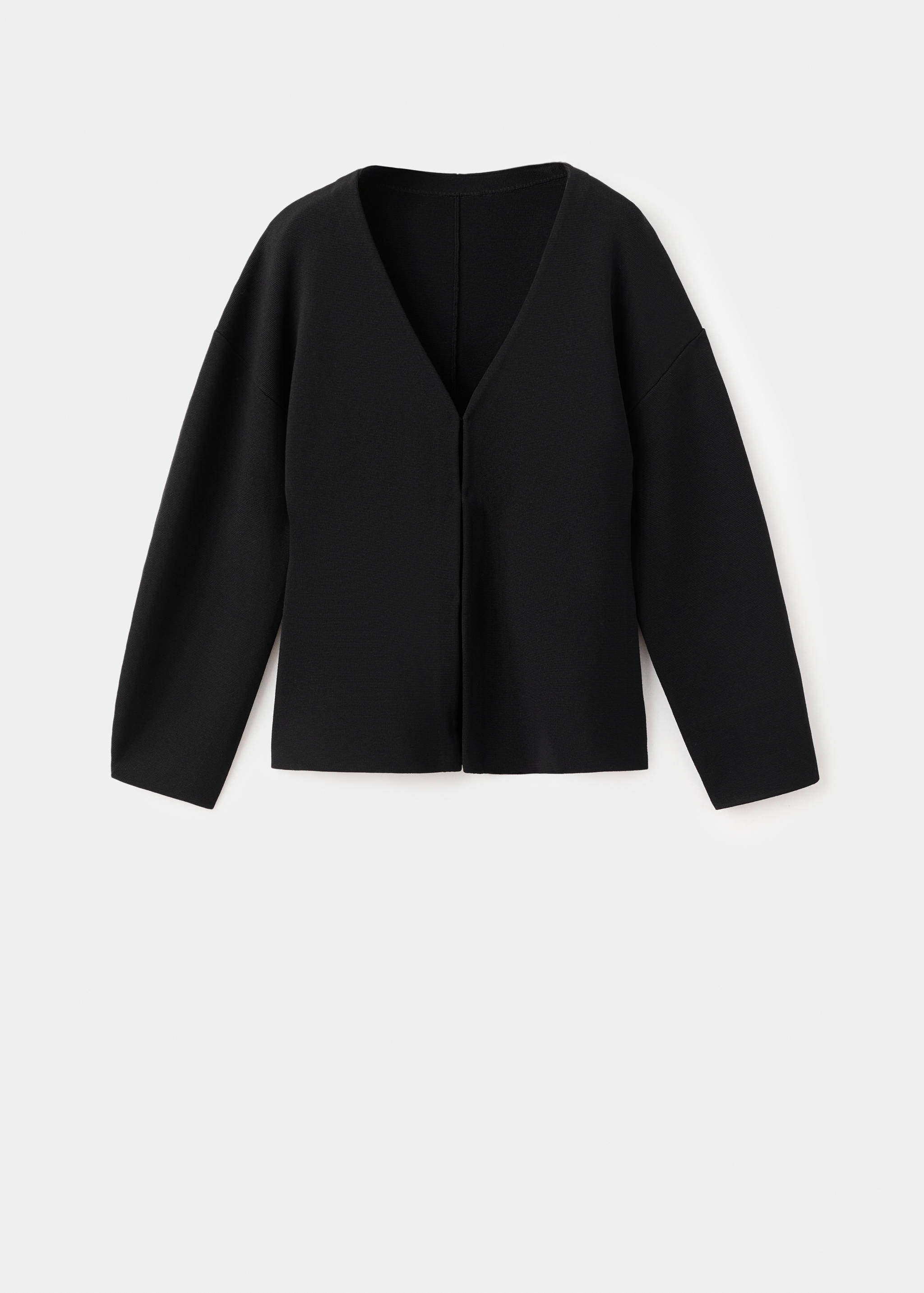 Cárdigan oversize cuello pico - Artículo sin modelo