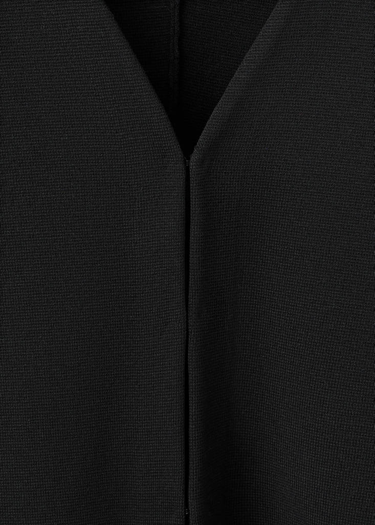 Oversized V-neck cardigan — Black