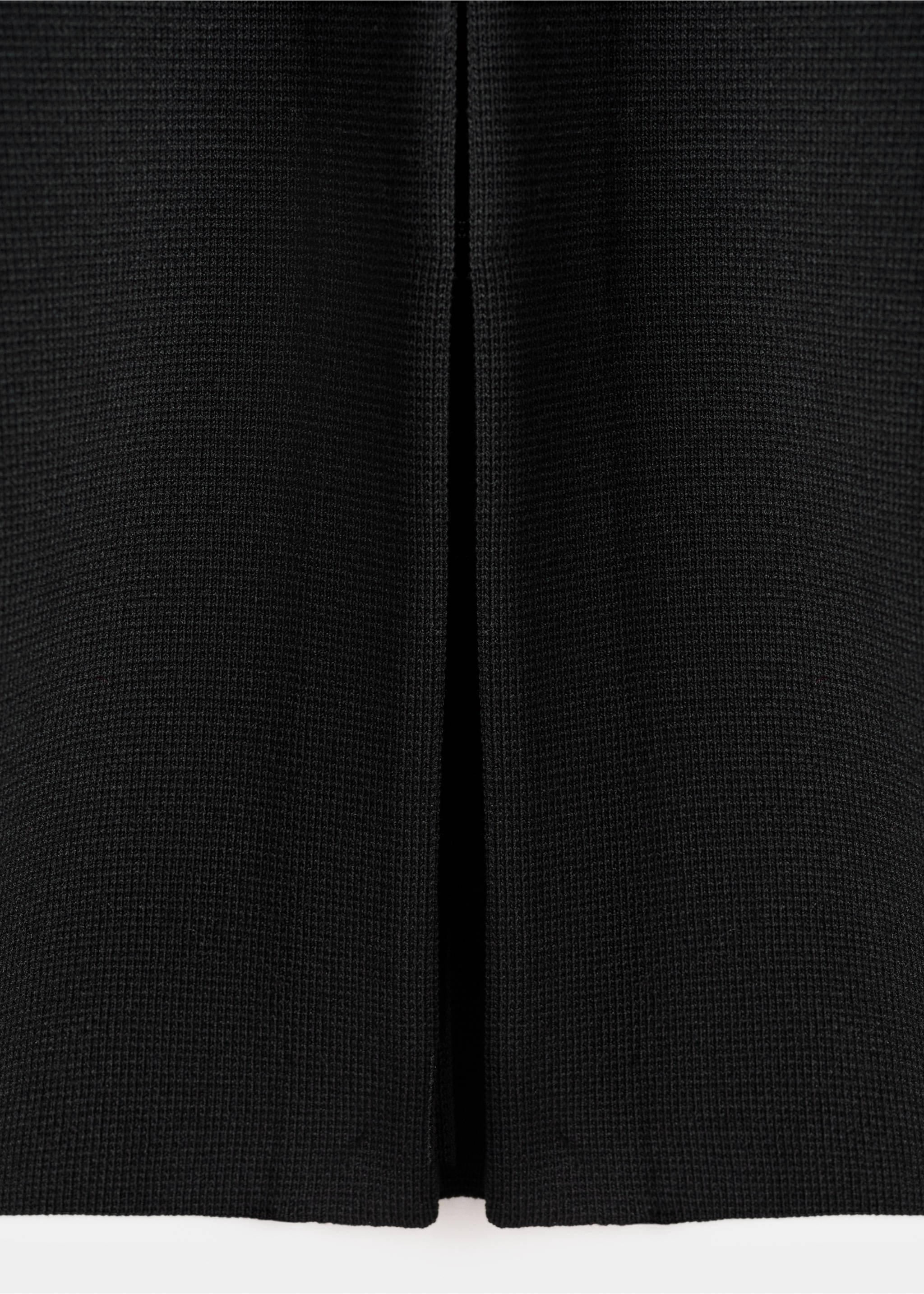 Oversized V-neck cardigan - Details of the article 0, Black. Ref: 27071270-00.