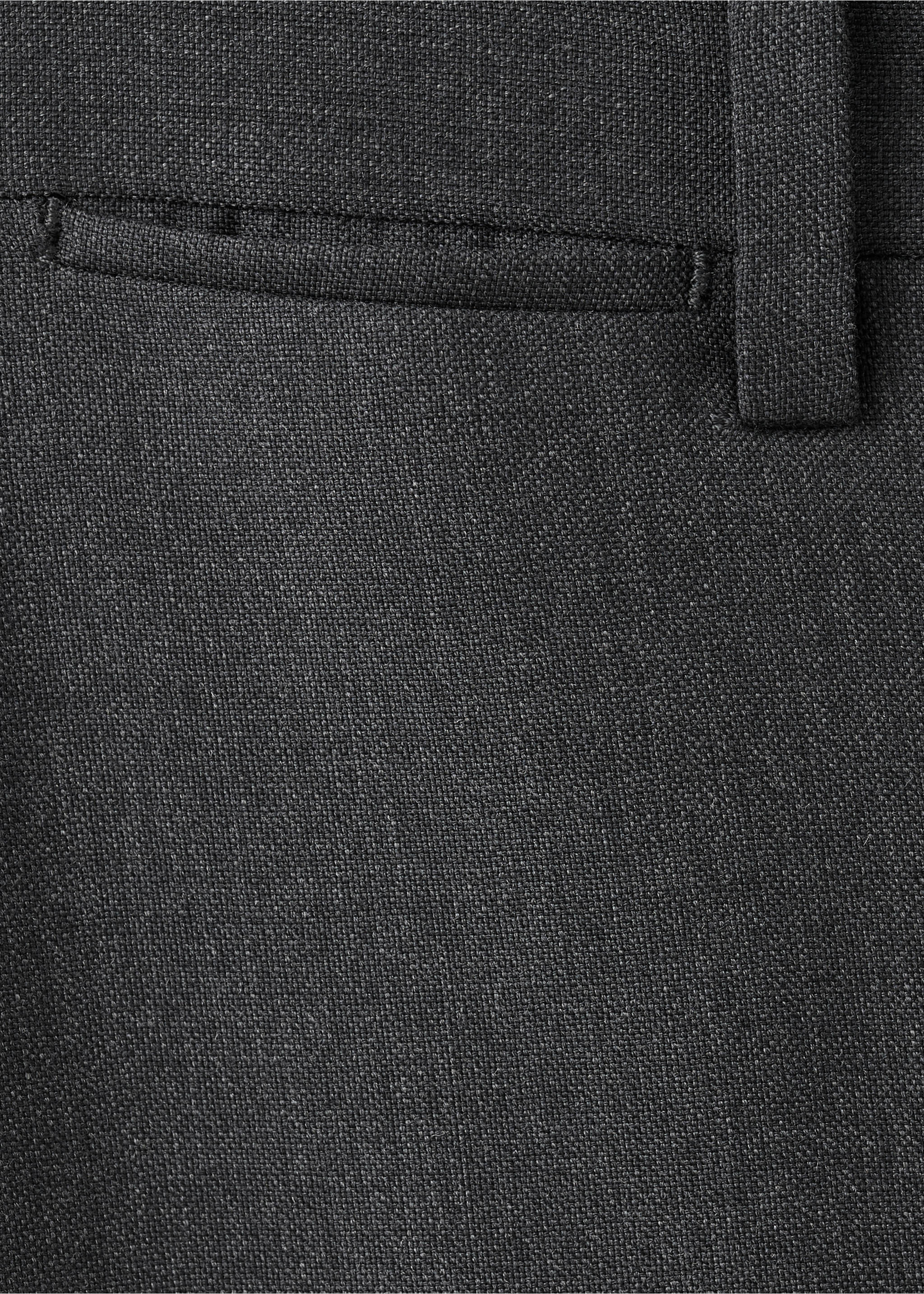 Turin 100% wool suit trousers - Details of the article 0, Grey. Ref: 27071272-00.