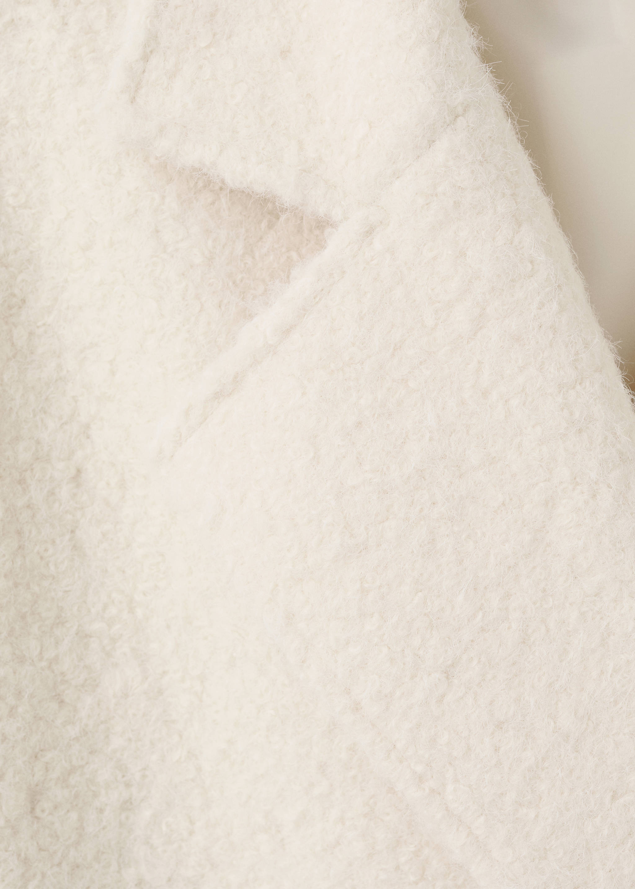 Lapels bouclé coat - Details of the article 8