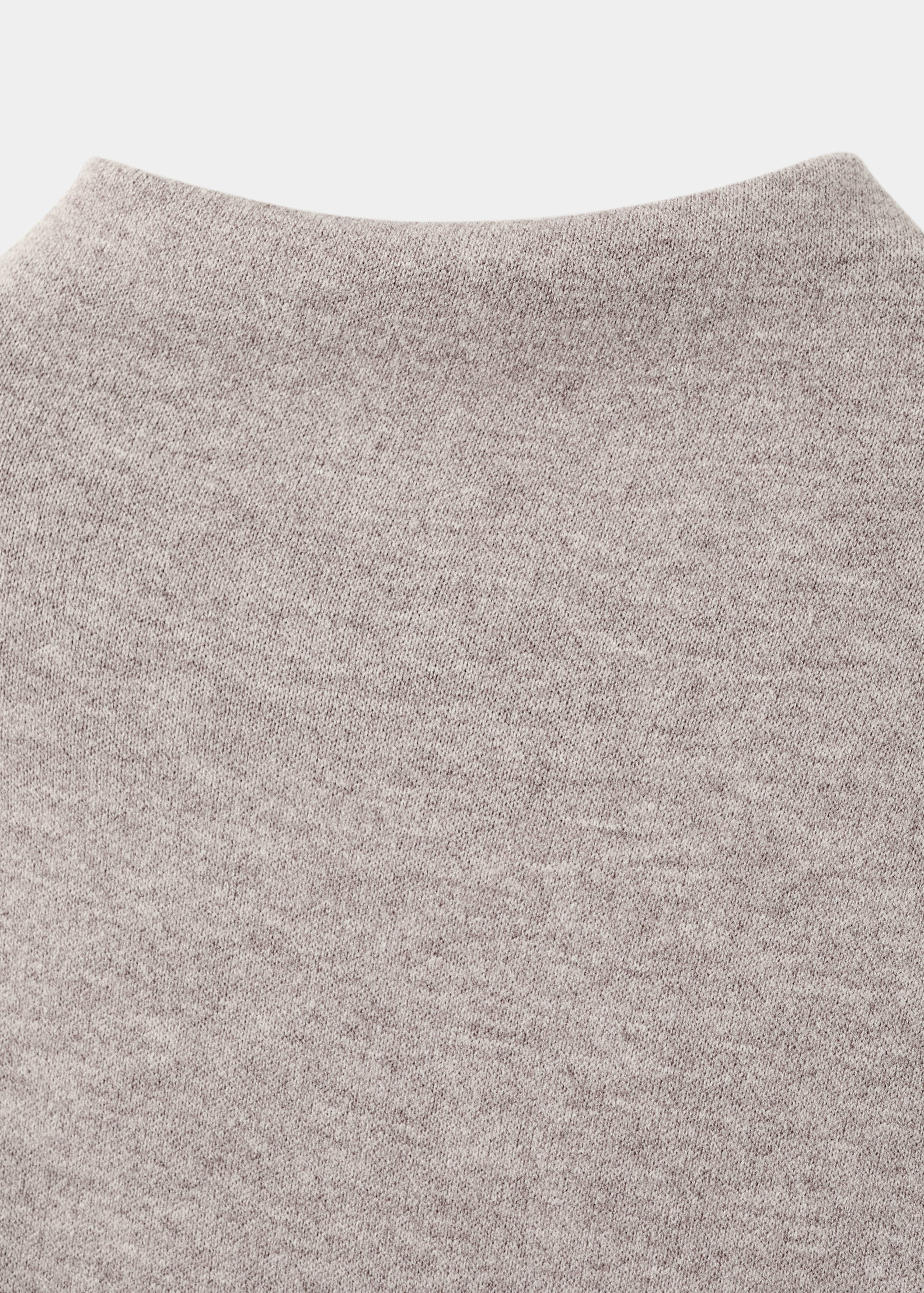 Fine-knit perkins-neck sweatshirt - Details of the article 0