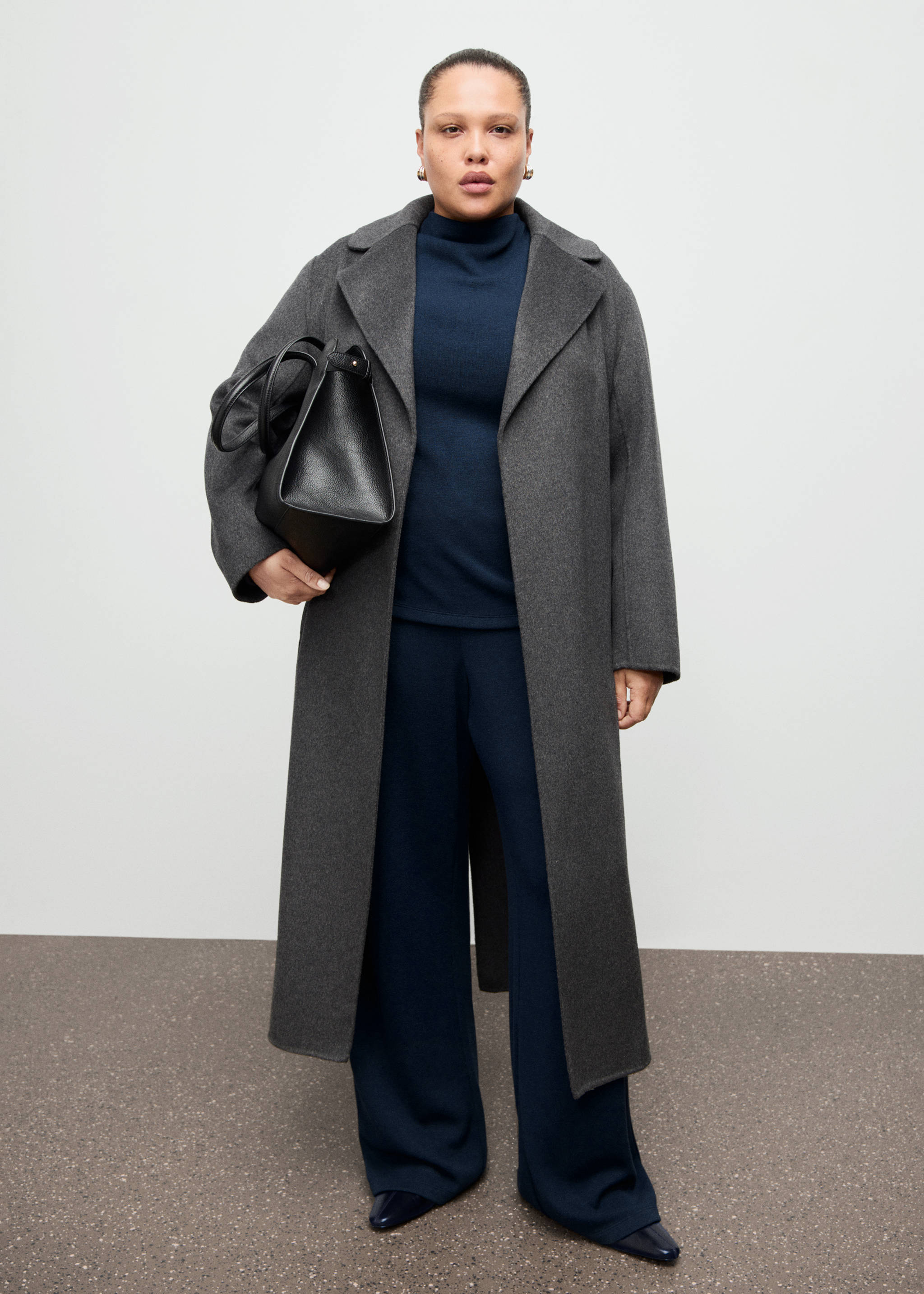 Fine-knit perkins-neck sweatshirt - Details of the article 3