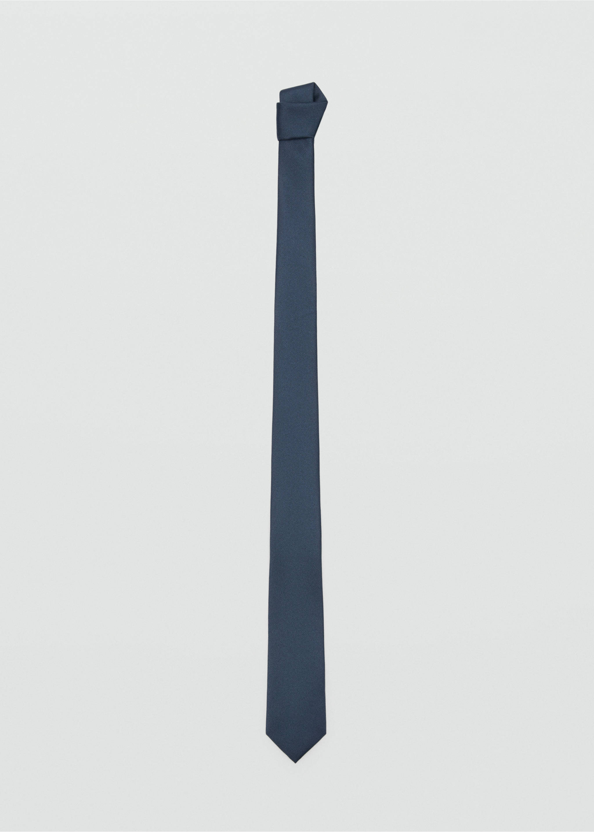 Smooth micro-structured tie - Article without model, Navy. Ref: 27071276-00.