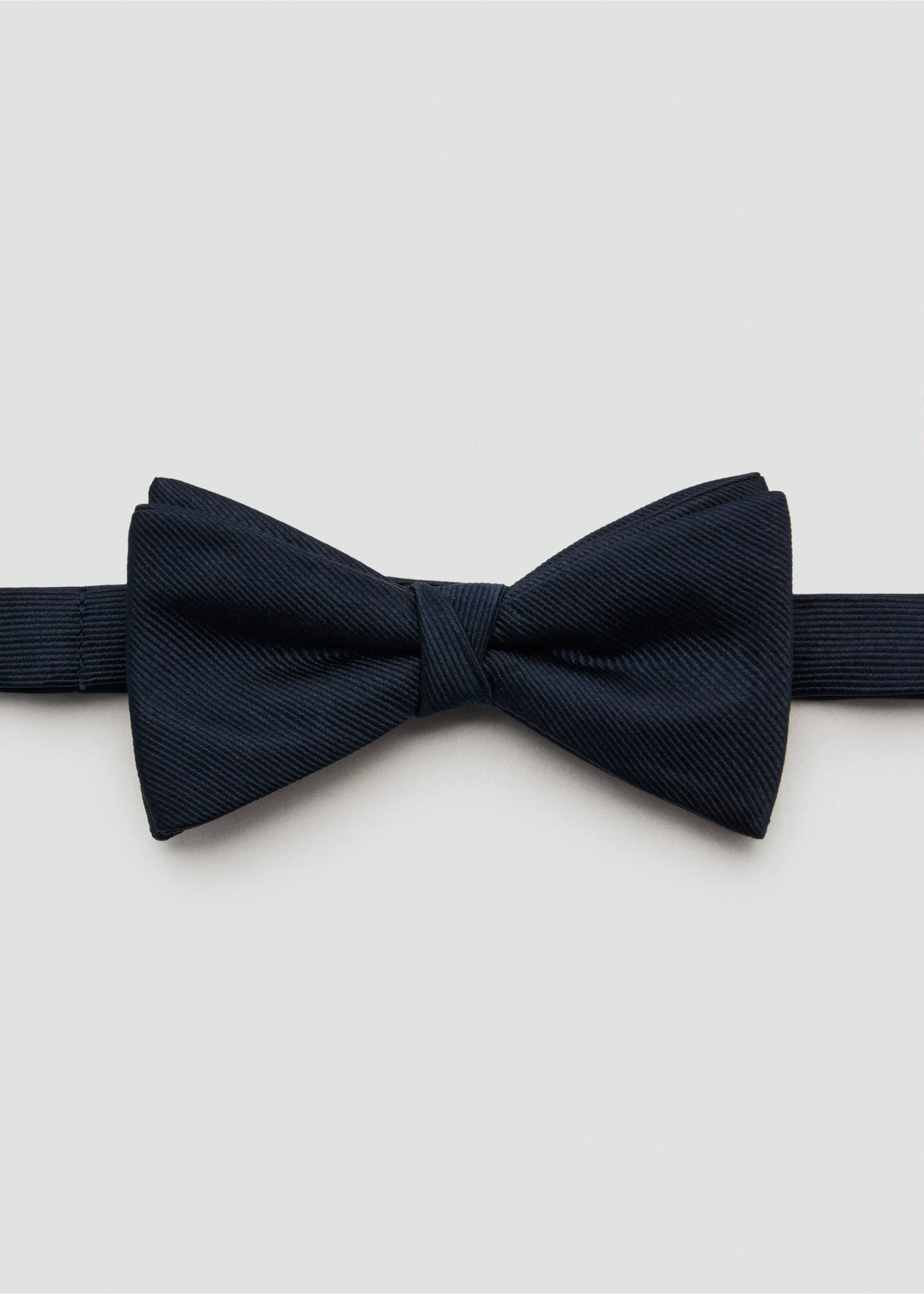 Classic bow tie with microstructure - Article without model, Navy. Ref: 27071277-00.