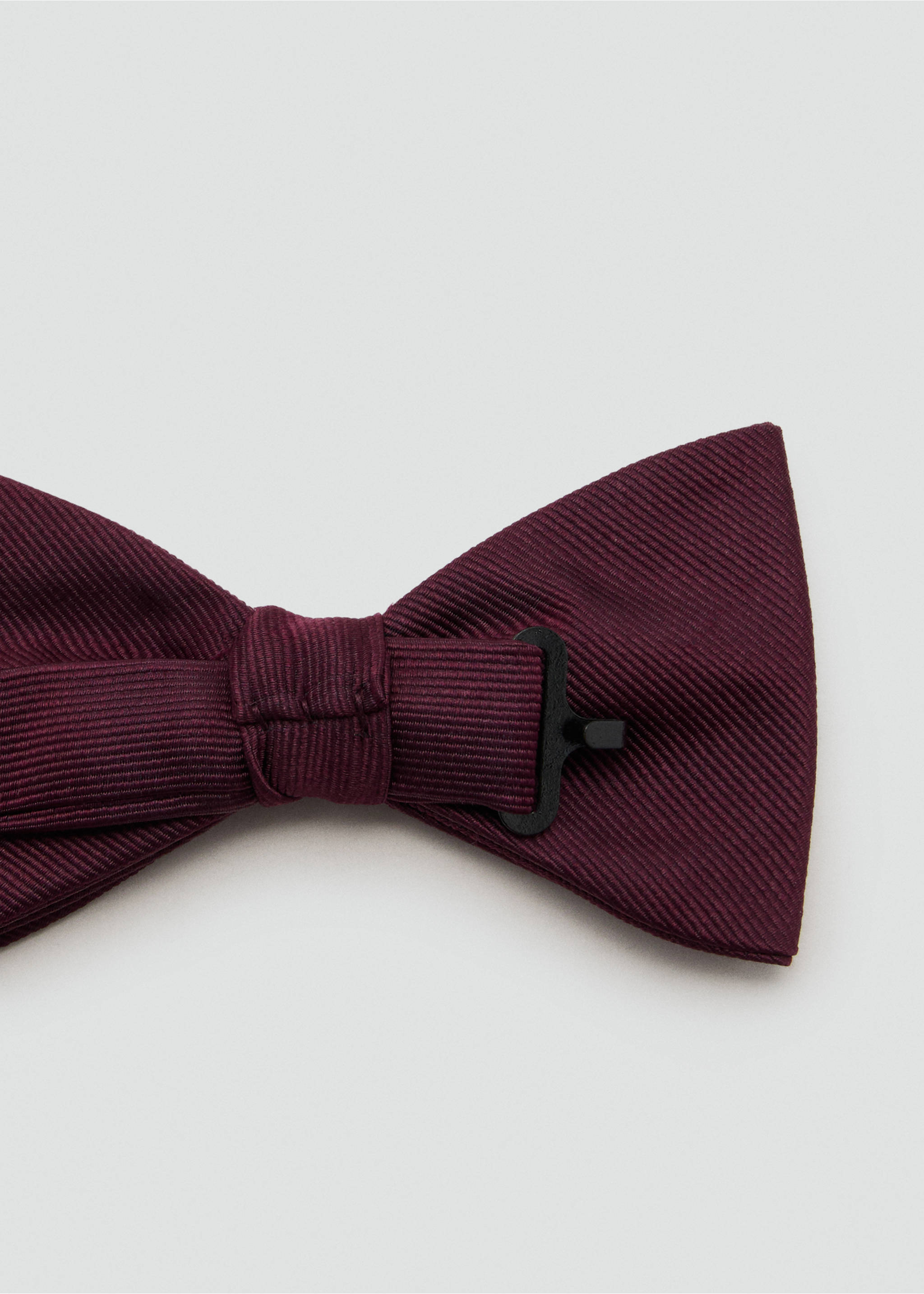 Pajarita clásica microestructura - Detalle del artículo 1, Burdeos. Ref: 27071277-00.