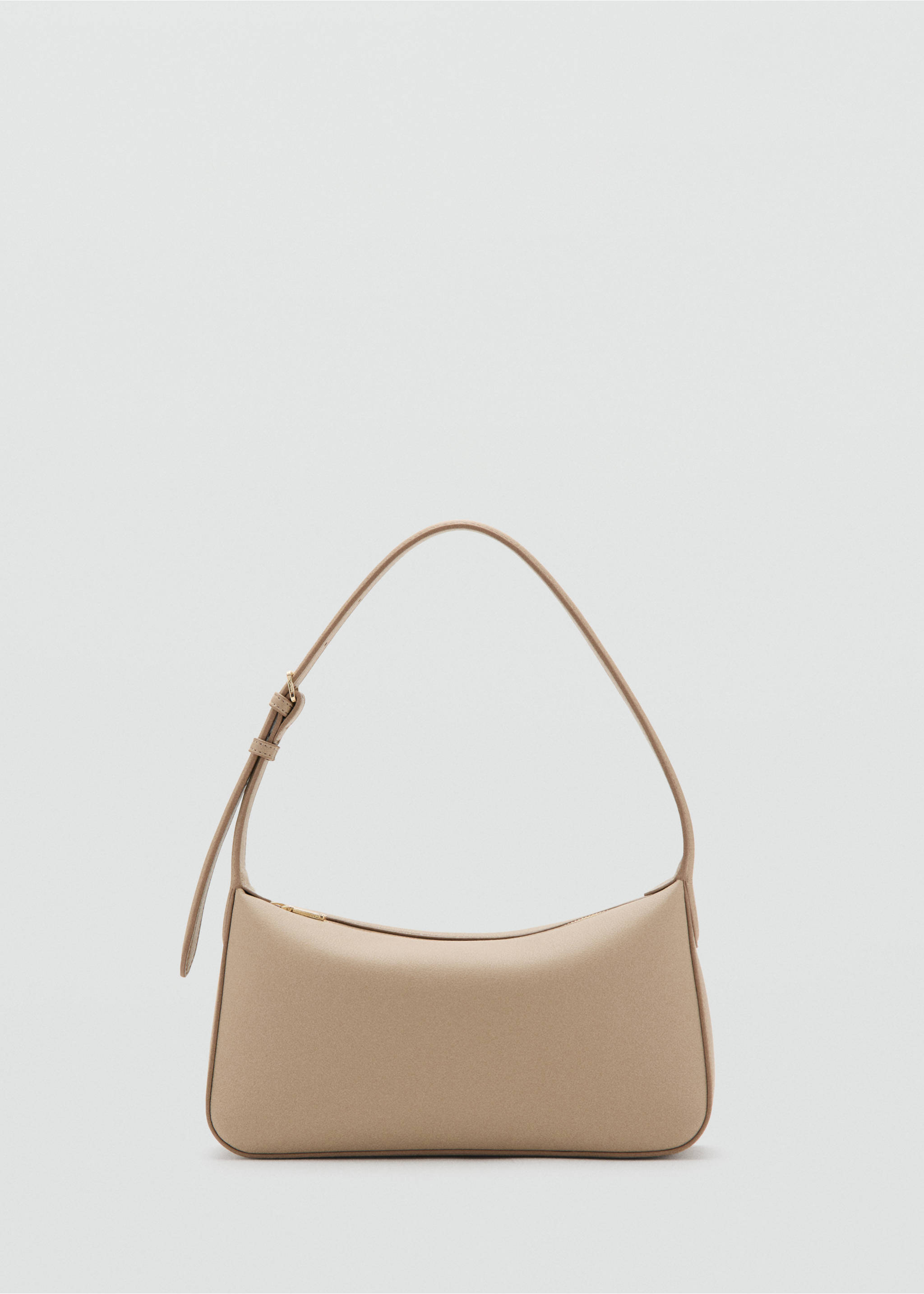 Faux-leather shoulder bag - Article without model, Beige. Ref: 27071286-00.