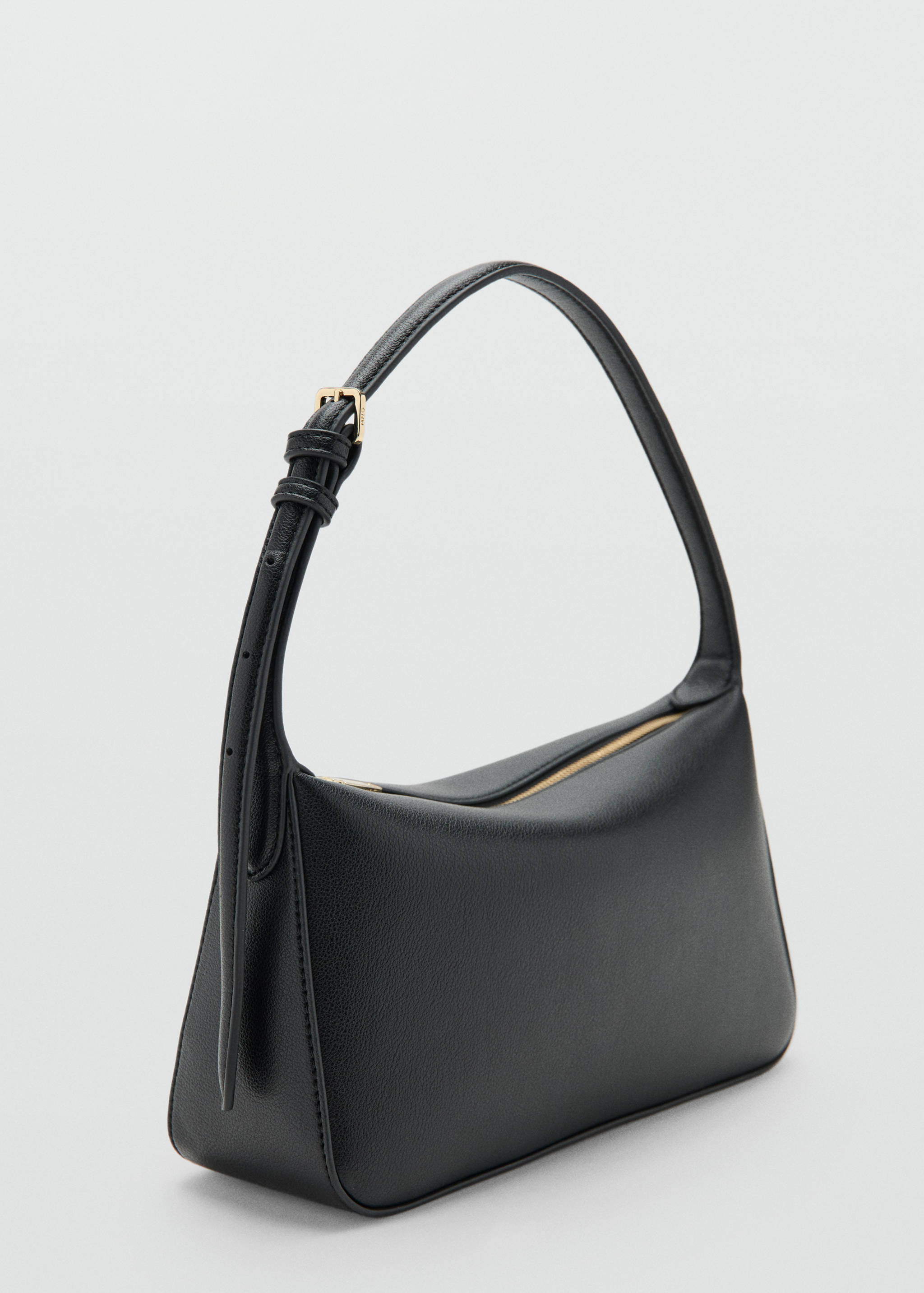 Faux-leather shoulder bag - Medium plane
