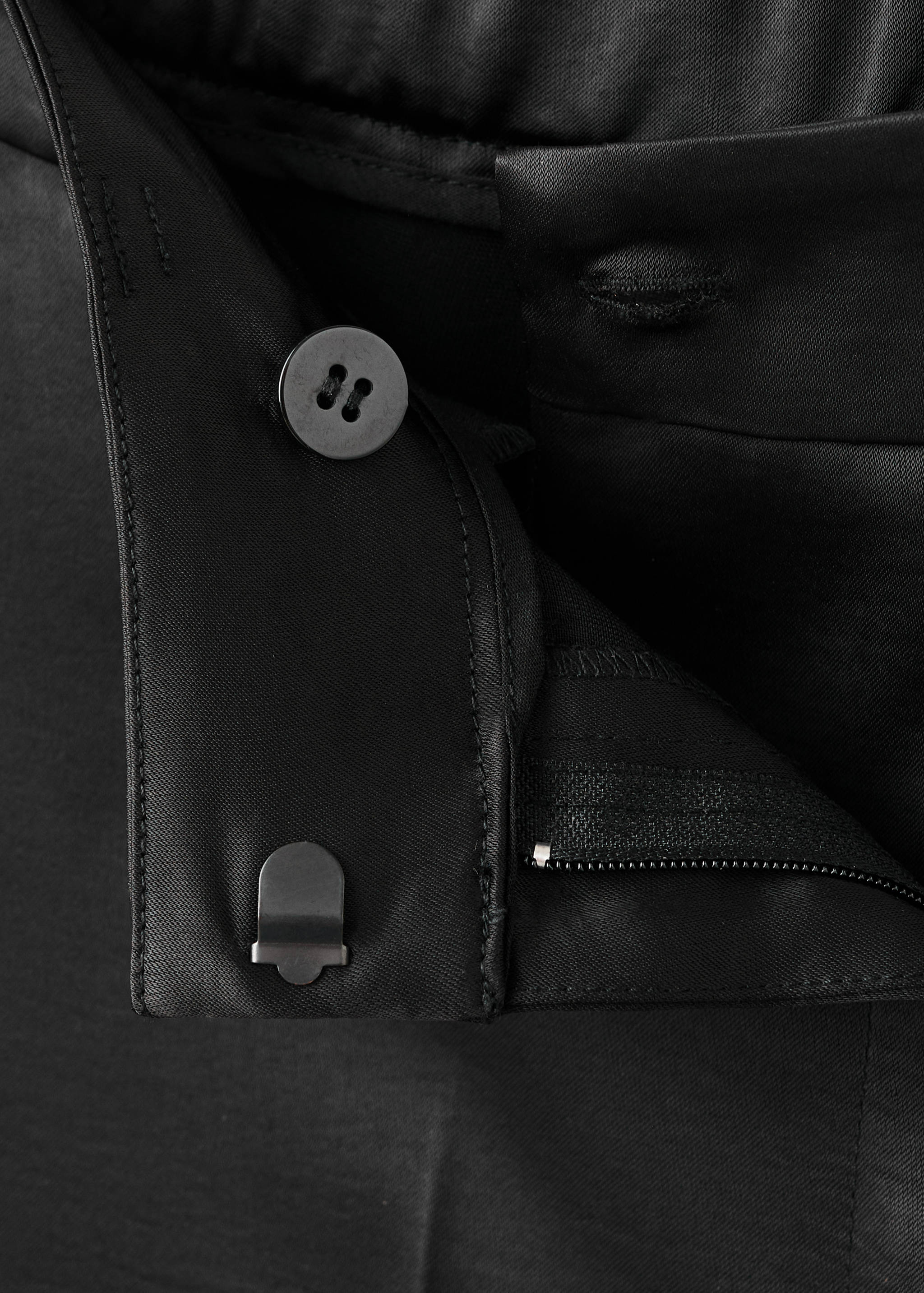 سروال مستقيم من الساتان - تفاصيل المنتج 8