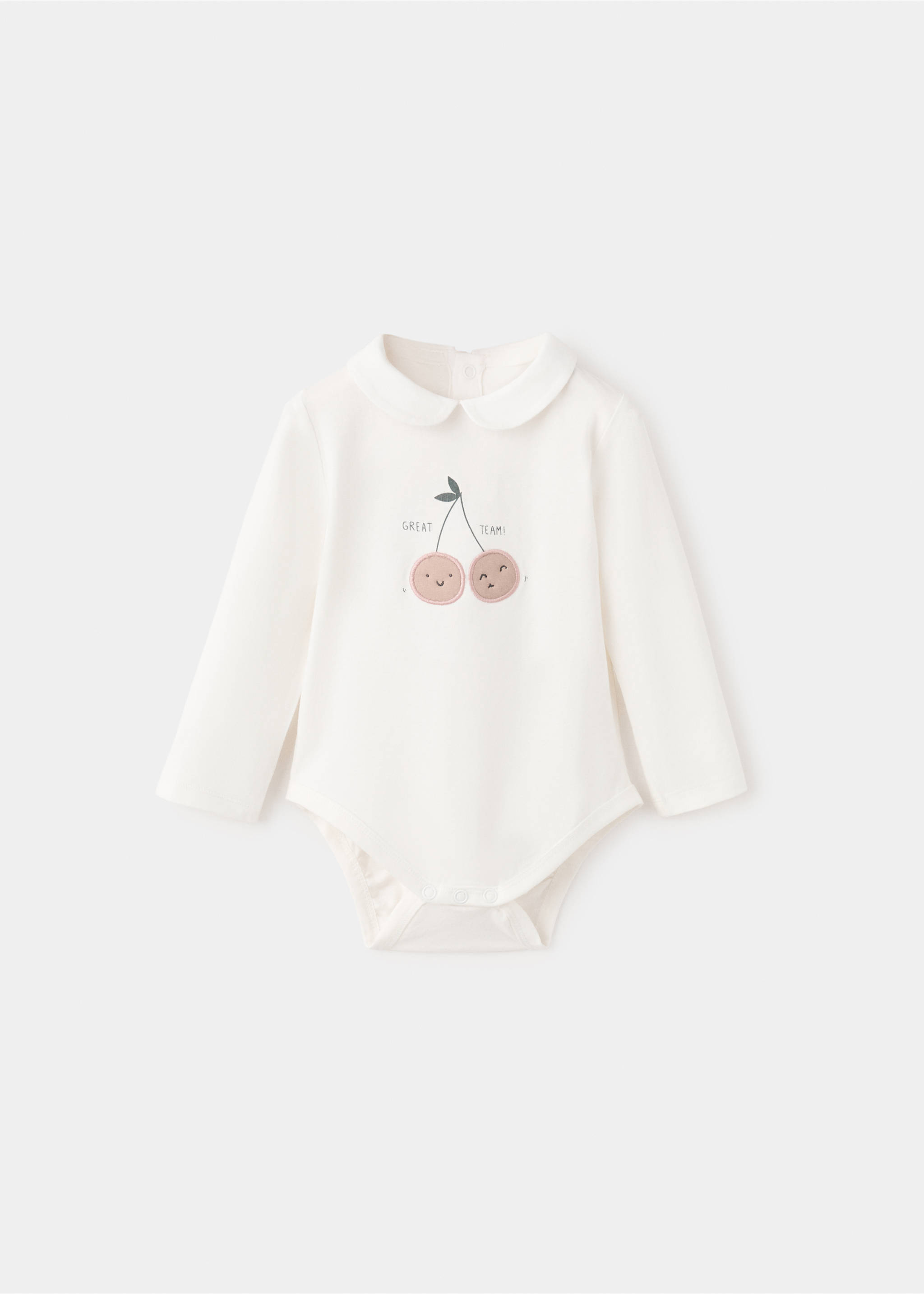 Printed cotton body - Article without model, Off White. Ref: 27071295-00.