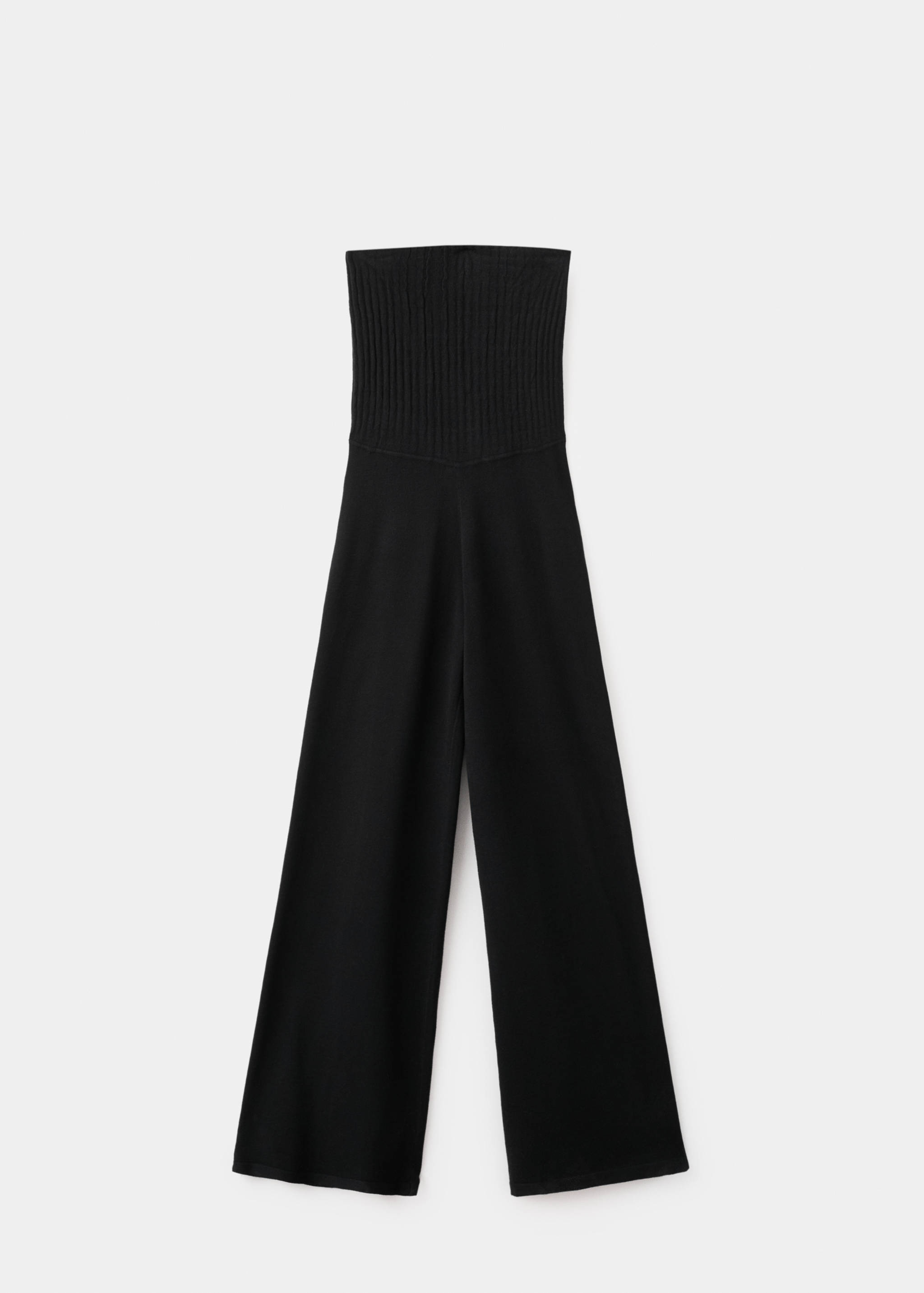 Straight-fit trousers with elastic waist - Article without model