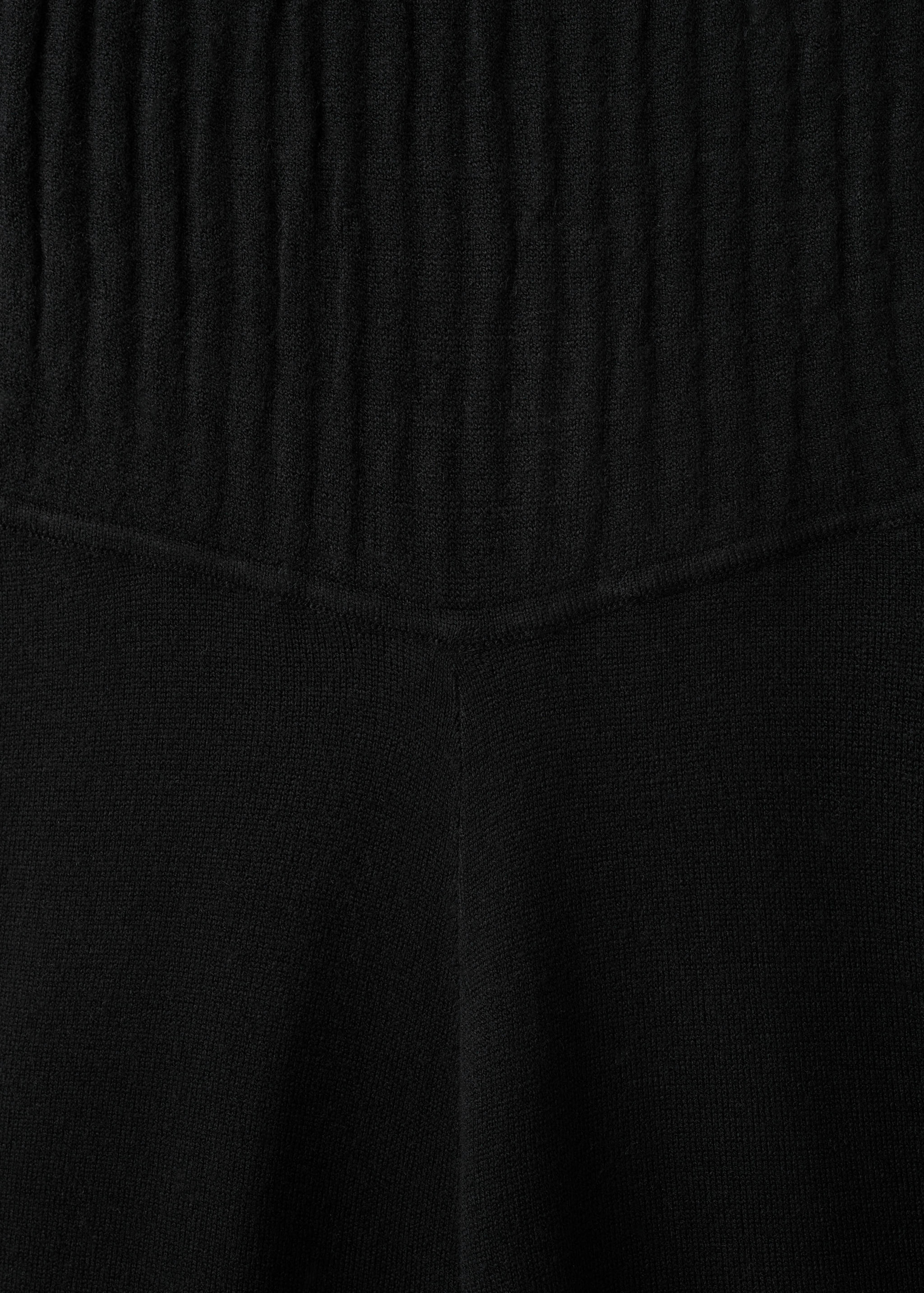 Straight-fit trousers with elastic waist - Details of the article 0