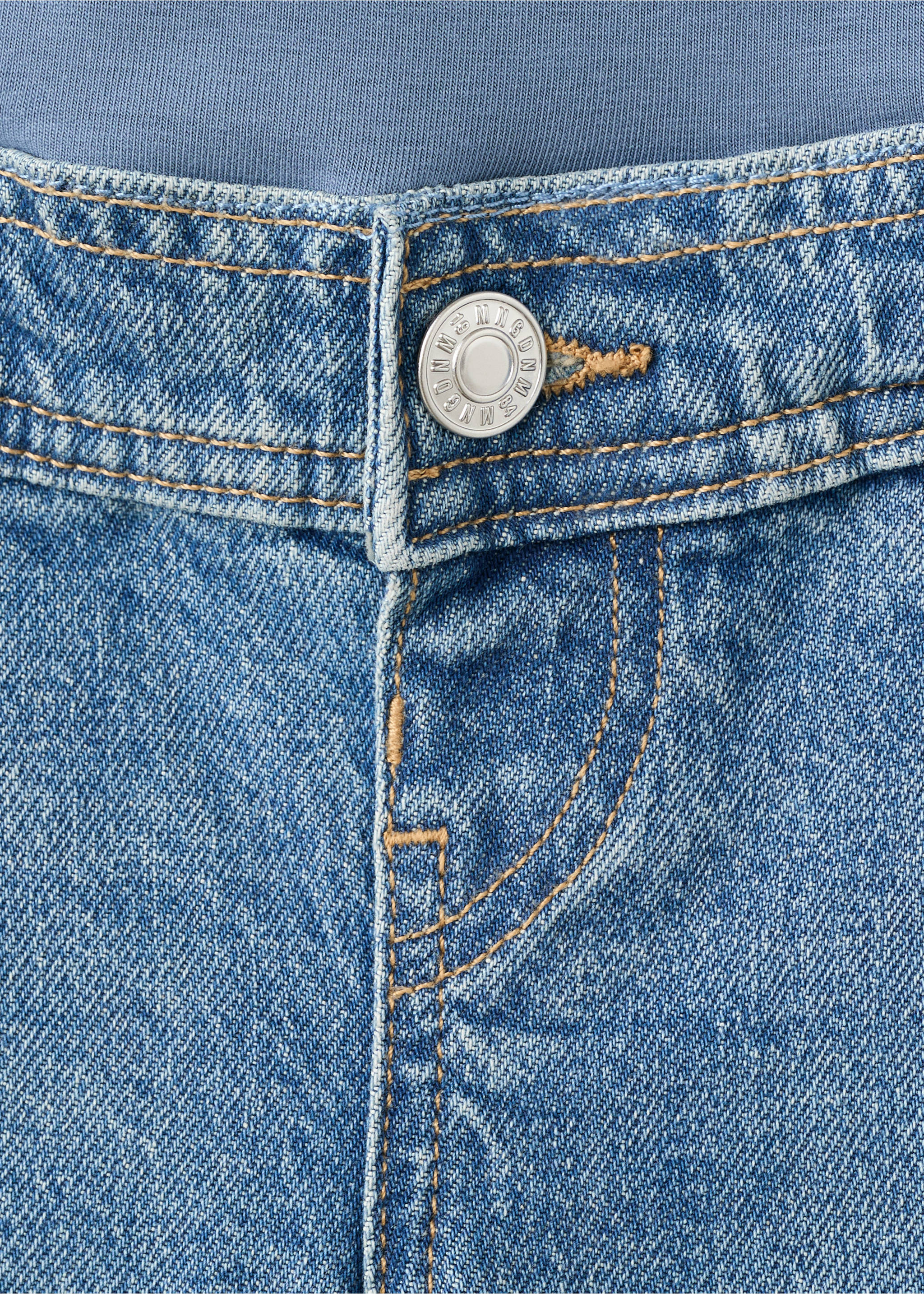 Jeans wide leg premamá - Detalle del artículo 8, Azul medio. Ref: 27071302-00.