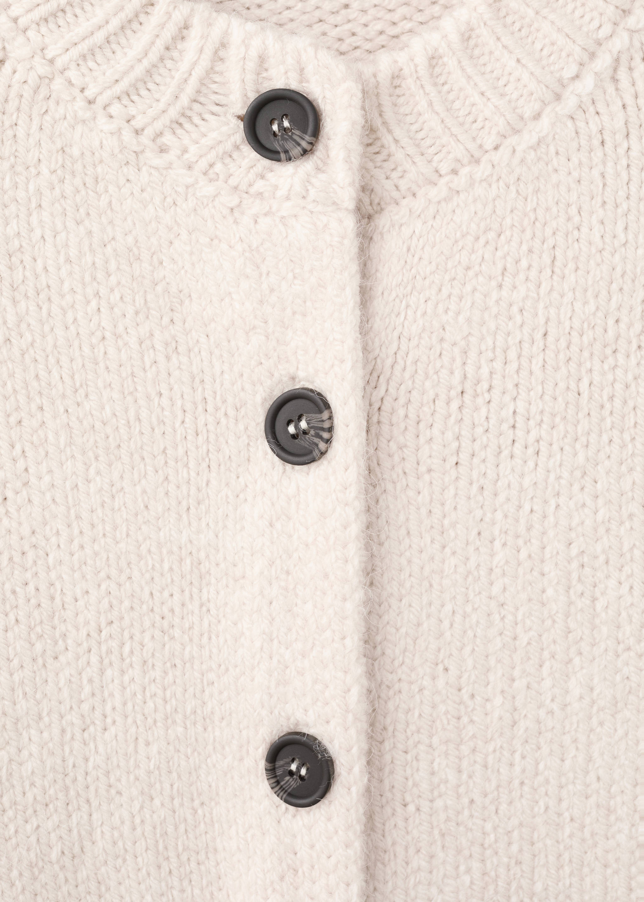 Knitted button cardigan - Details of the article 8