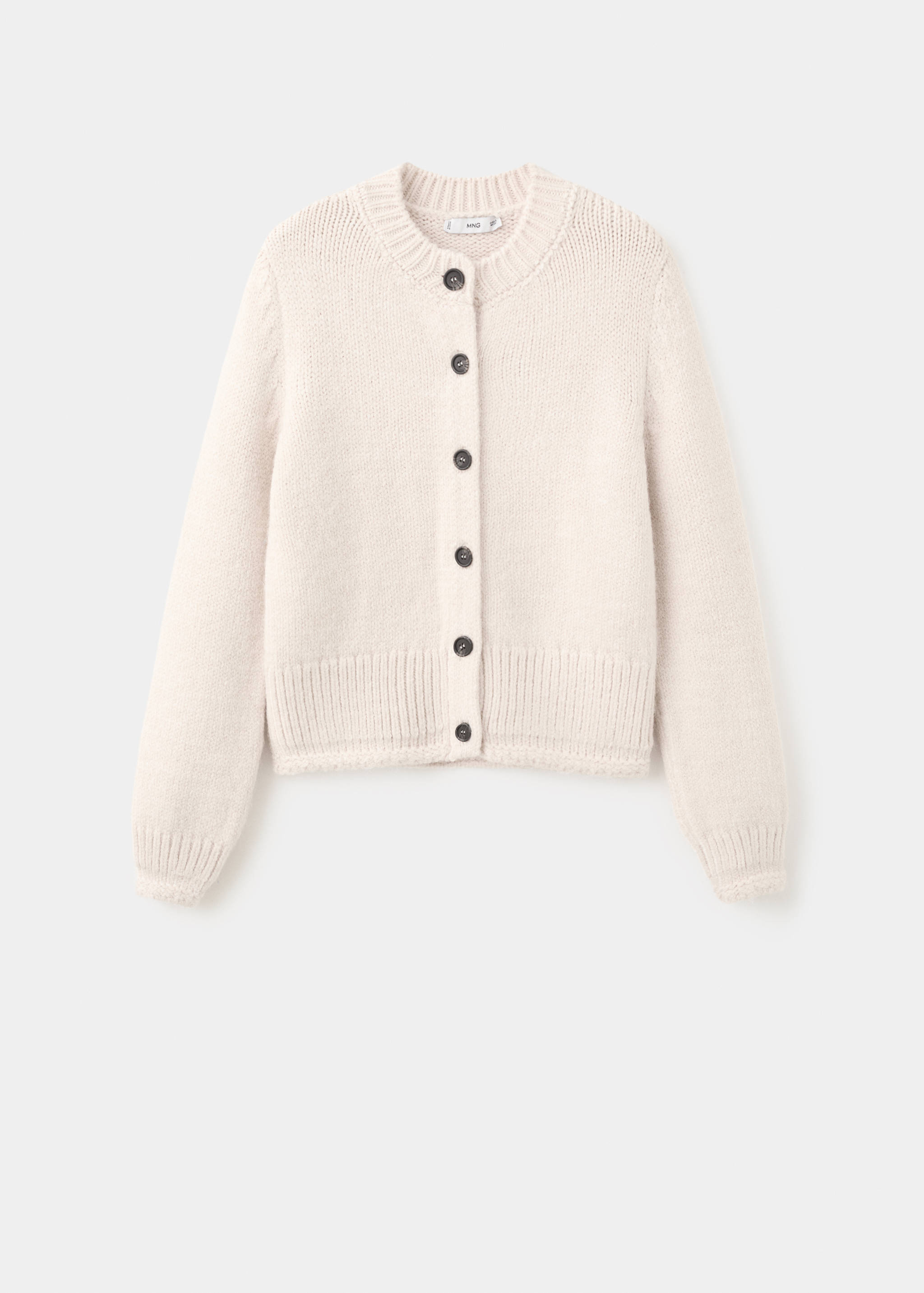 Knitted button cardigan - Article without model