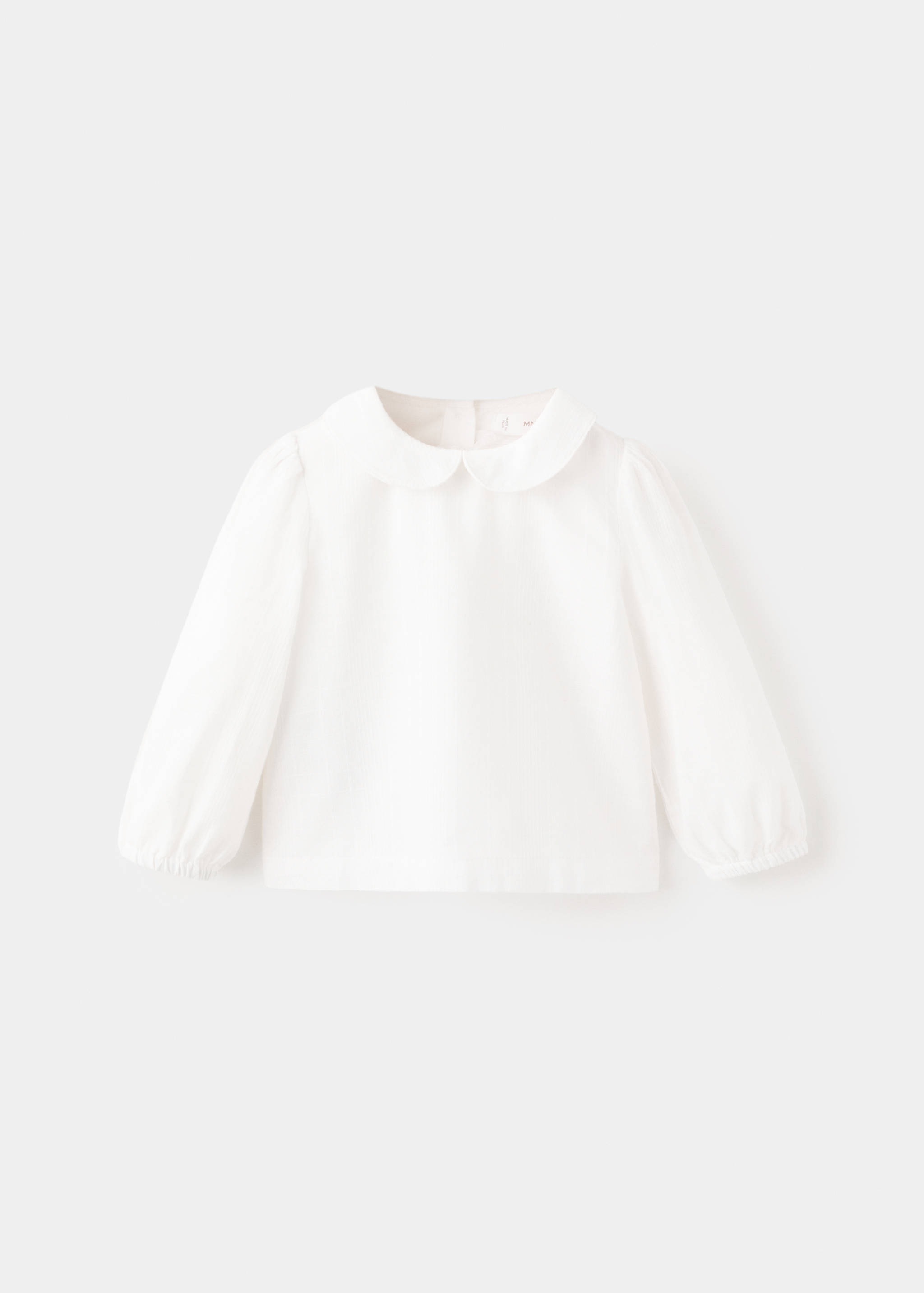 Cotton shirt with baby collar - Article without model
