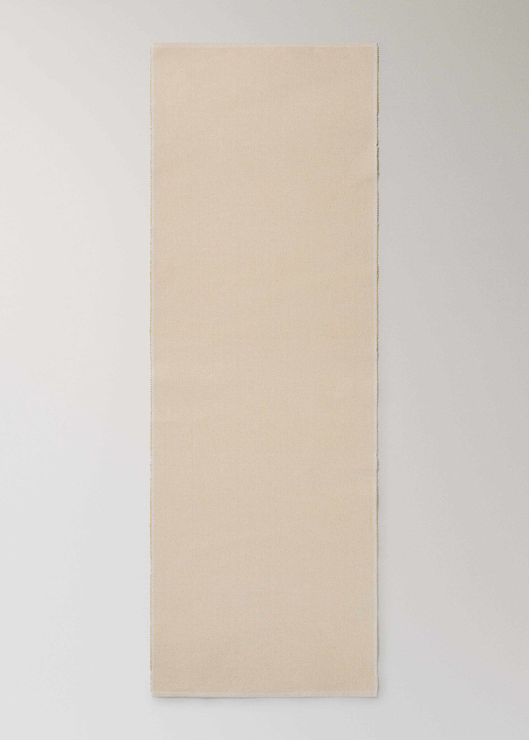 Cotton table runner with melange effect - Details of the article 2