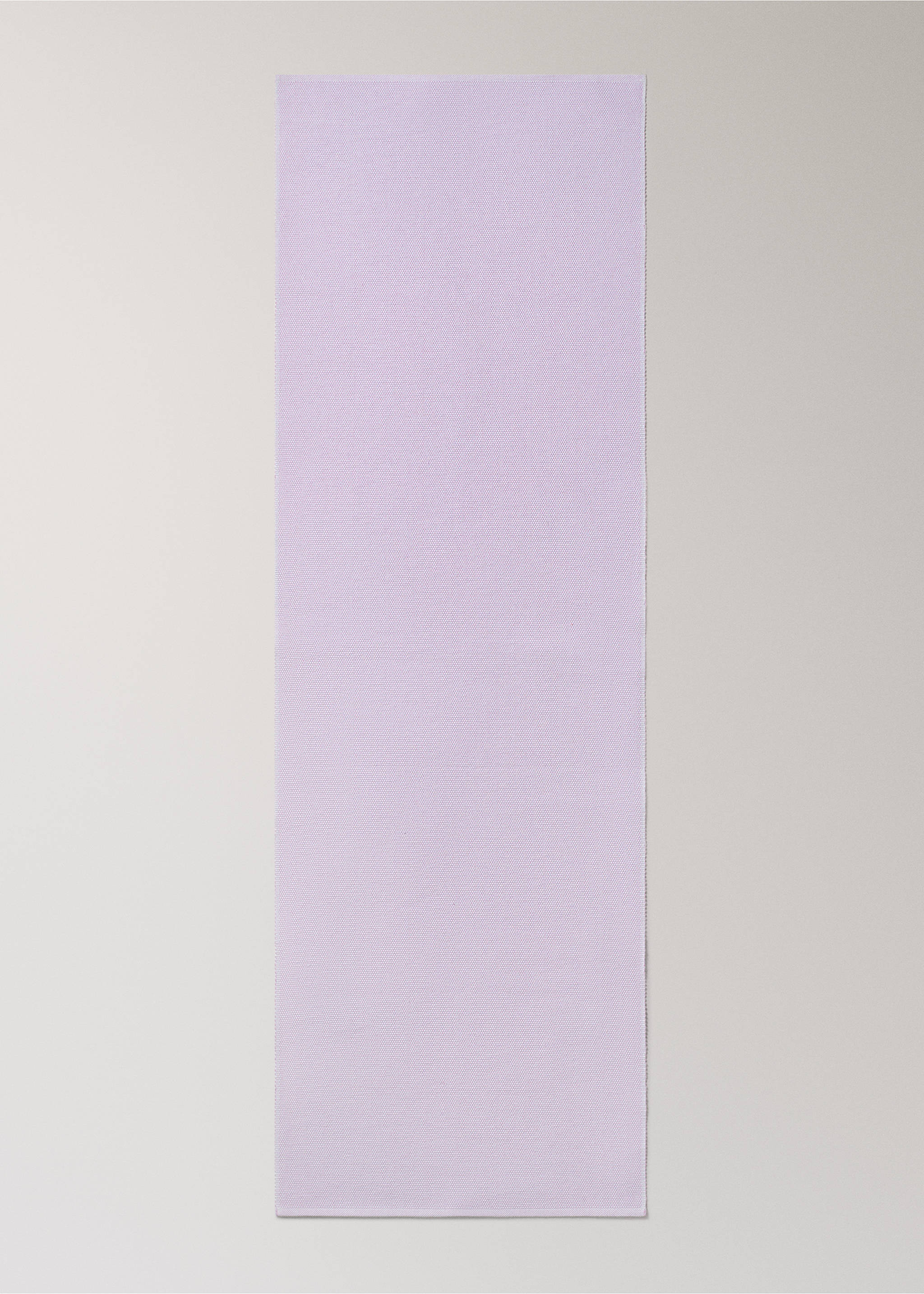 Tischläufer aus Baumwolle mit Melange-Effekt - Detail des Artikels 2, Lila. Ref: 27071309-00.