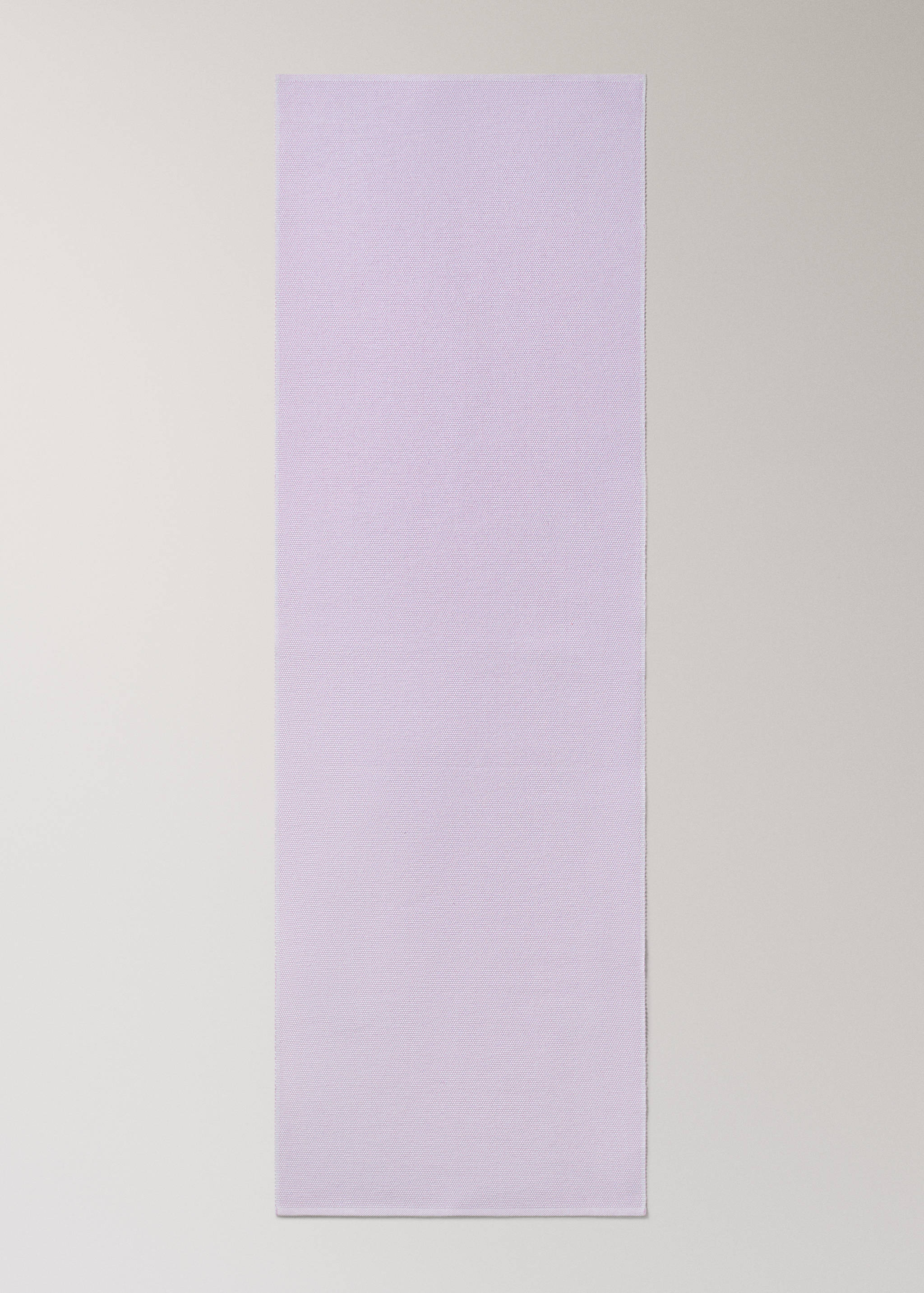 Cotton table runner with melange effect - Details of the article 2