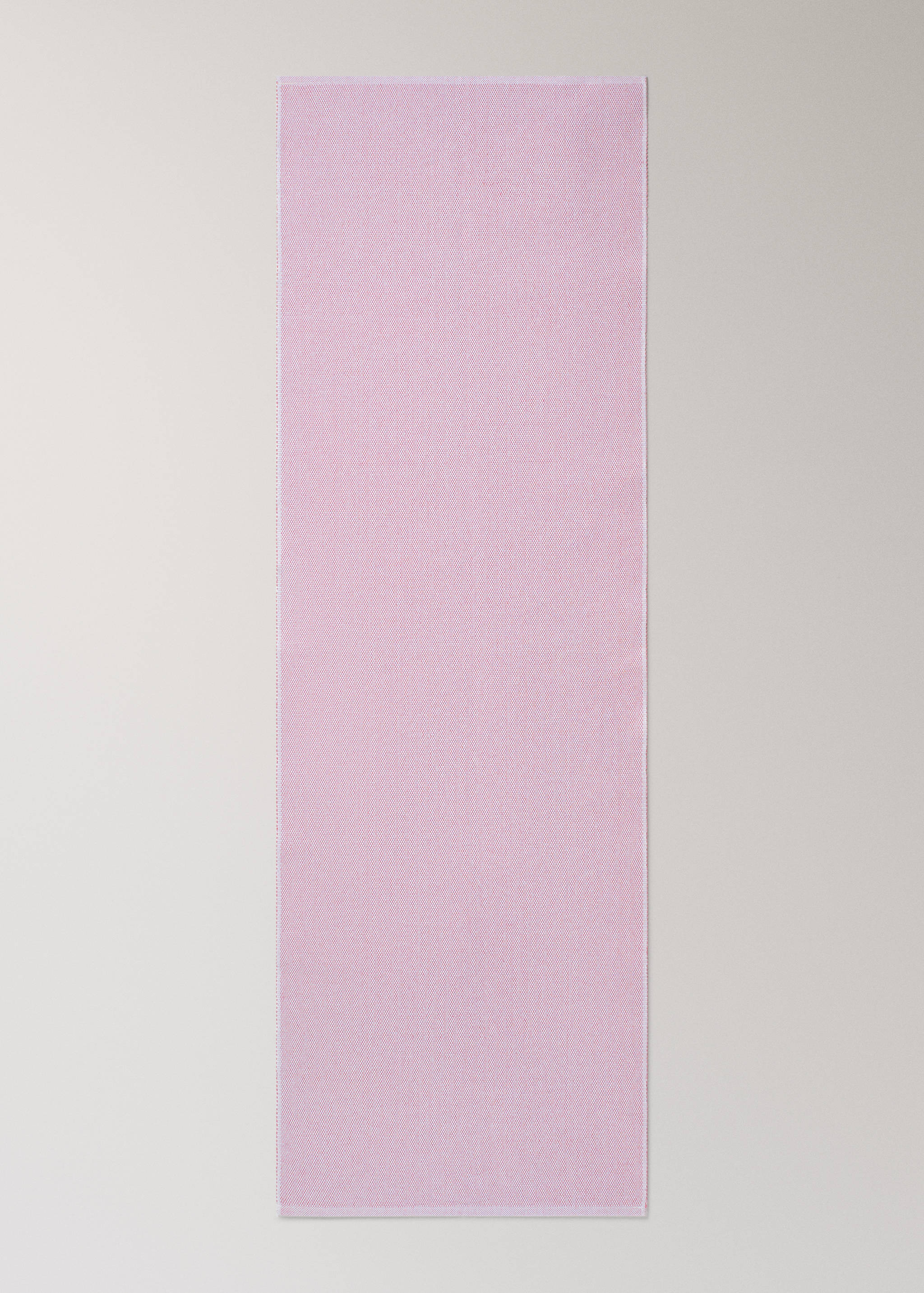 Cotton table runner with melange effect - Details of the article 2