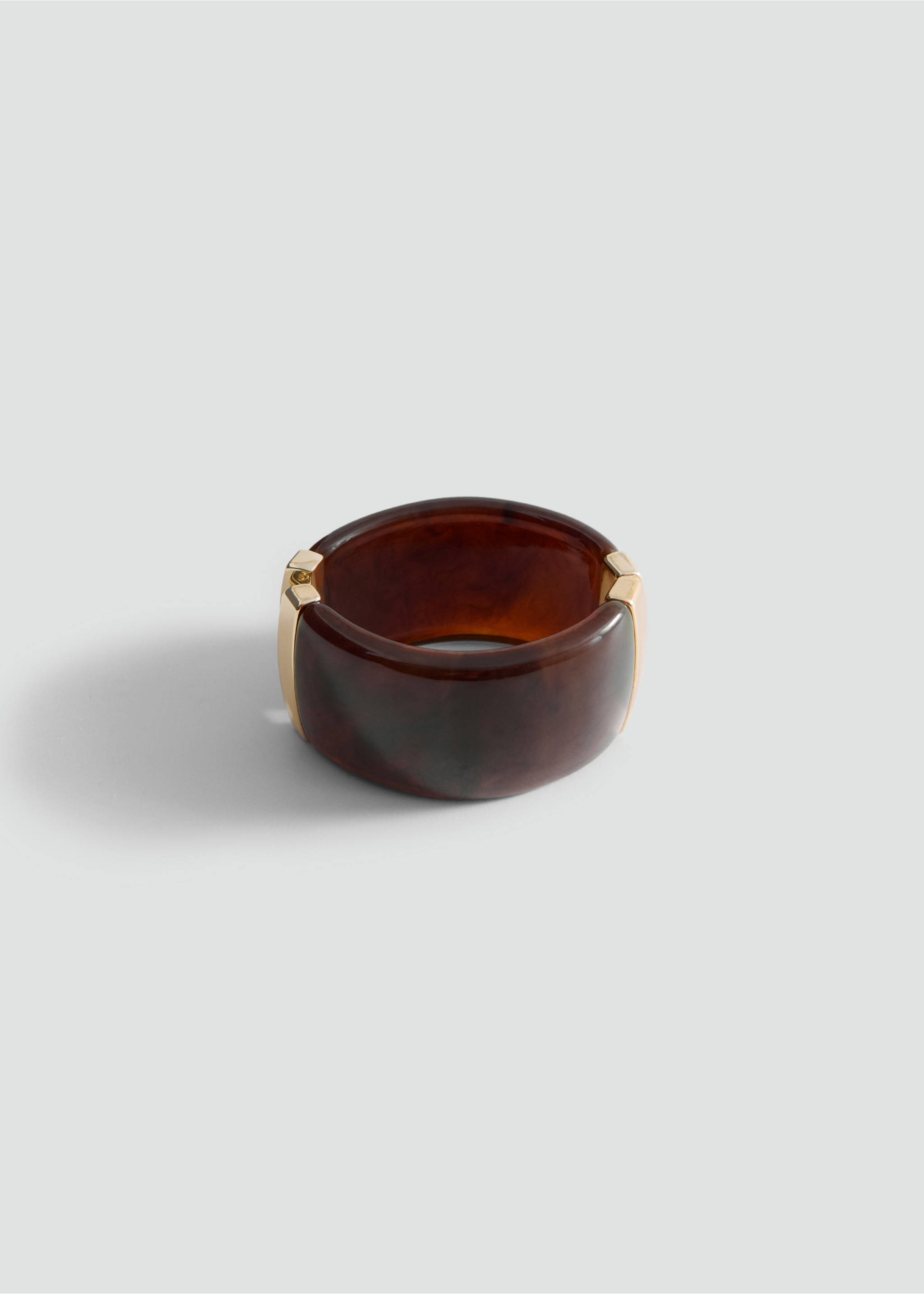 树脂硬质手镯 - null, 褐色. Ref: 27071318-00.